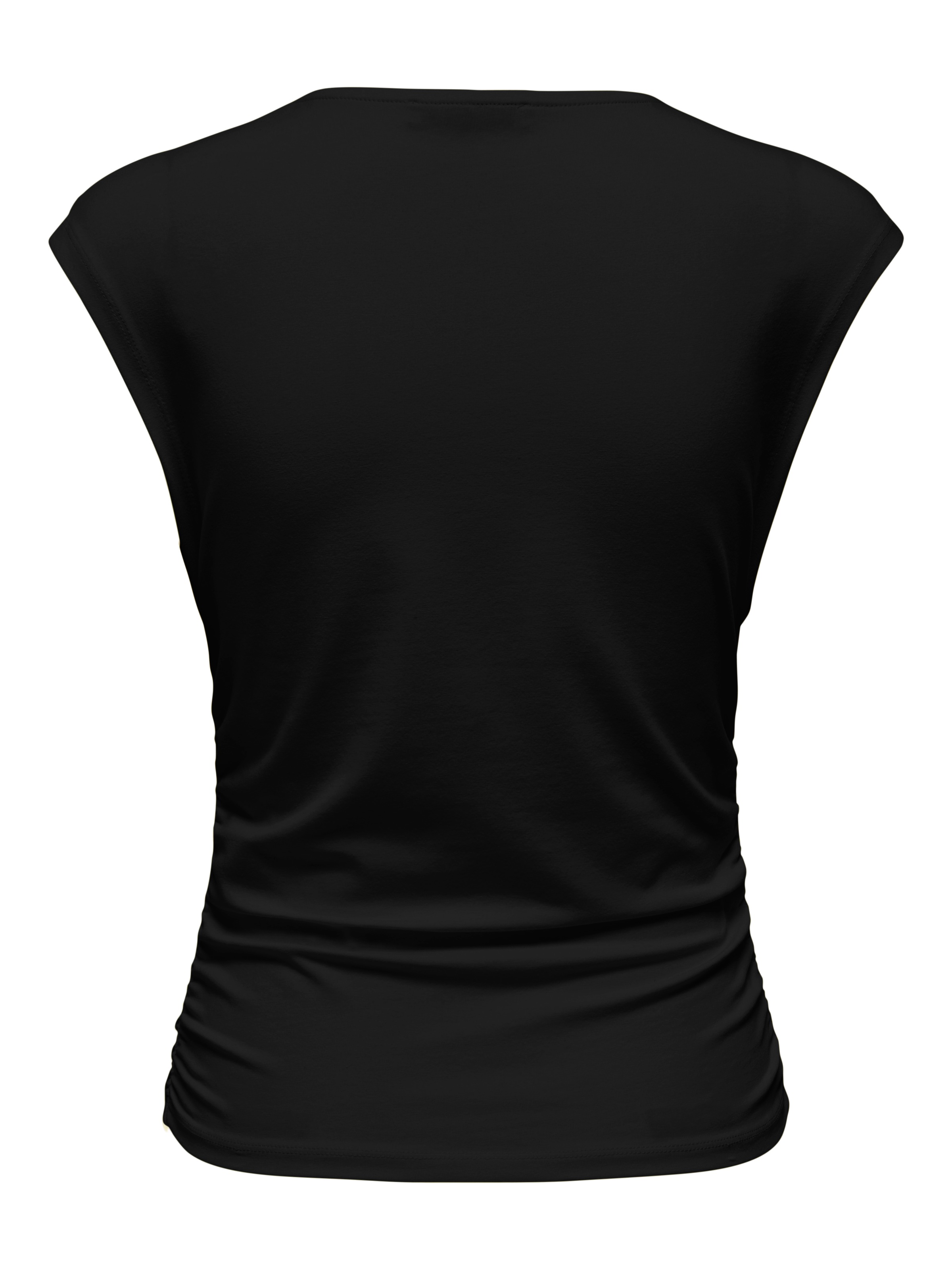 ONLY Shirttop »ONLMIRA CAPSL RUCHING TOP JRS NOOS« Baumwollmischung, regular fit, Rundhals