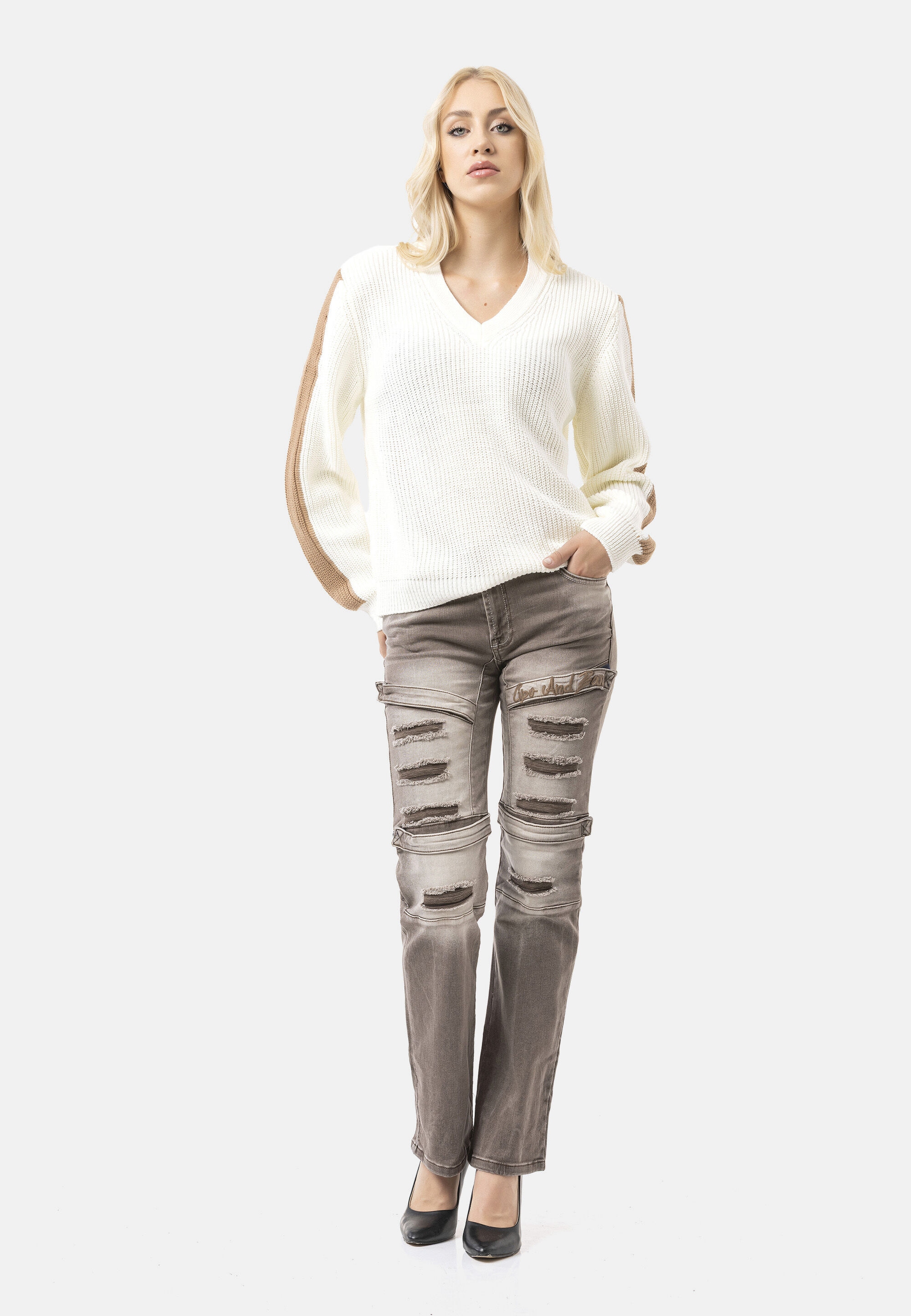 Cipo & Baxx Strickpullover »WP260« 1 Stk.