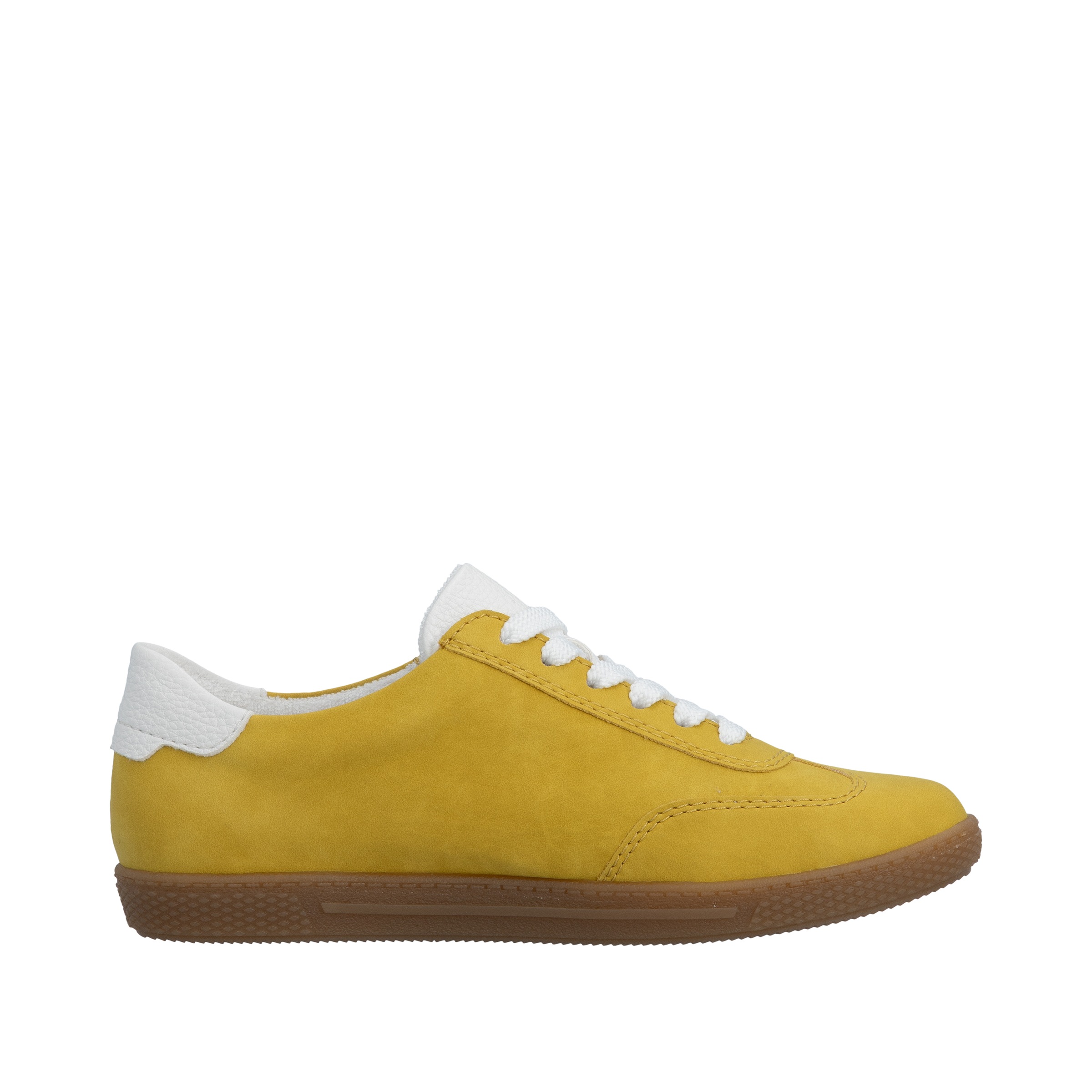 Rieker Women's Sneaker Mustard White 40 5
