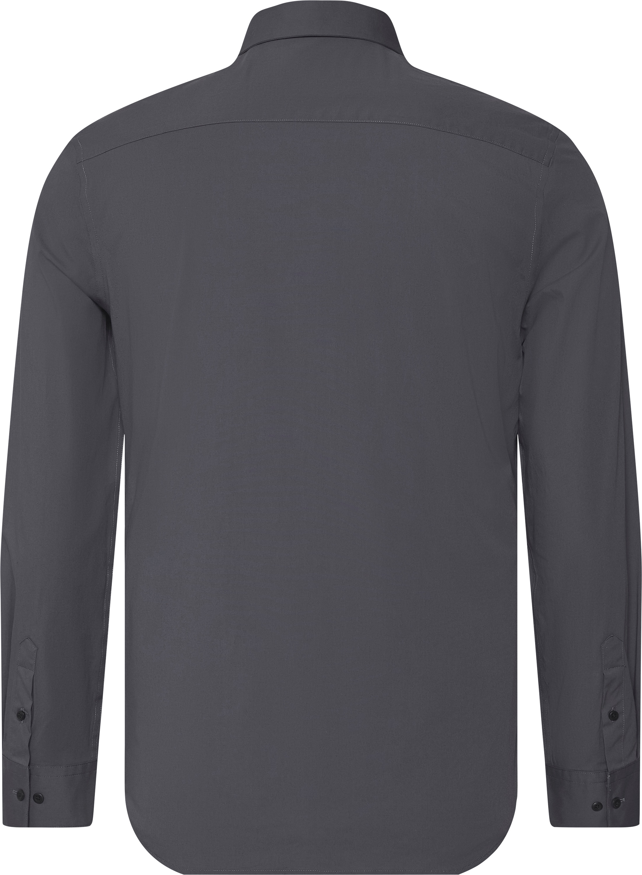Calvin Klein Jeans Langarmhemd »LONG SLEEVE SOLID STRETCH SLIM SHIRT« slim fit, in Unifarbe