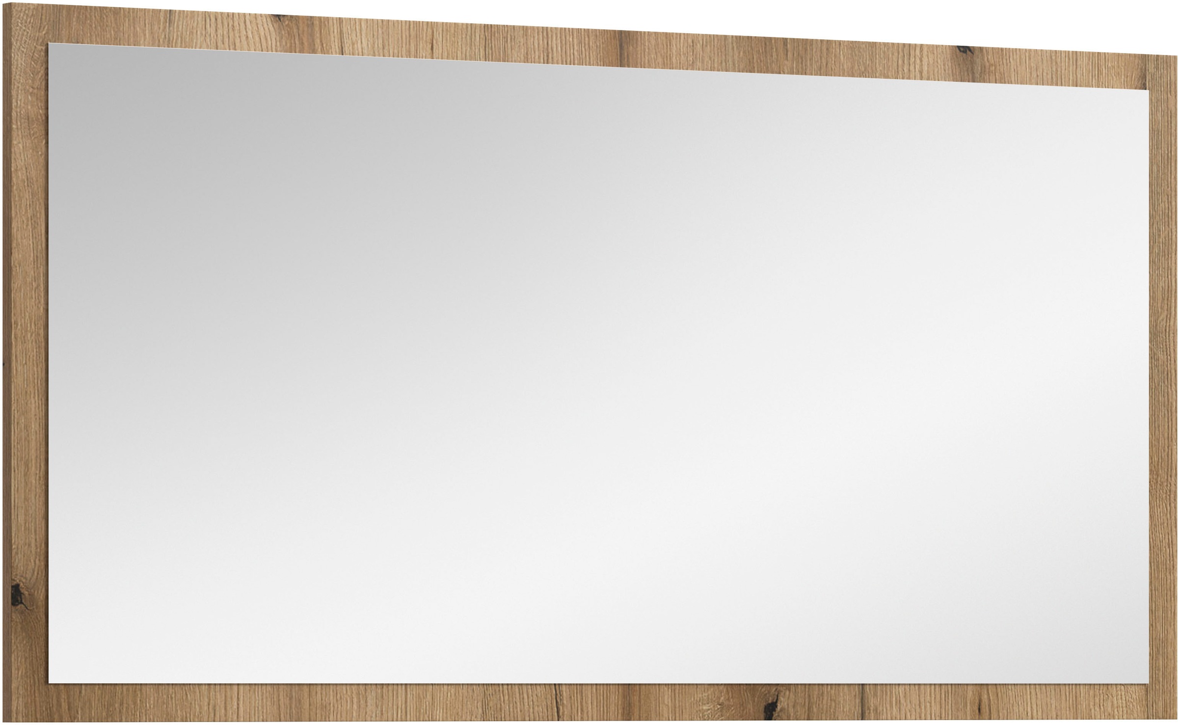 Spiegel HOME AFFAIRE "TATIO,106x55x2 cm, große Spiegelfläche", evoke oak nachbildung, spiegelglas, B:106cm H:55cm T:2cm, FSC-zertifizierter Holzwerkstoff, Spiegelglas, Spiegel, Garderobenspiegel, Flurspiegel 2