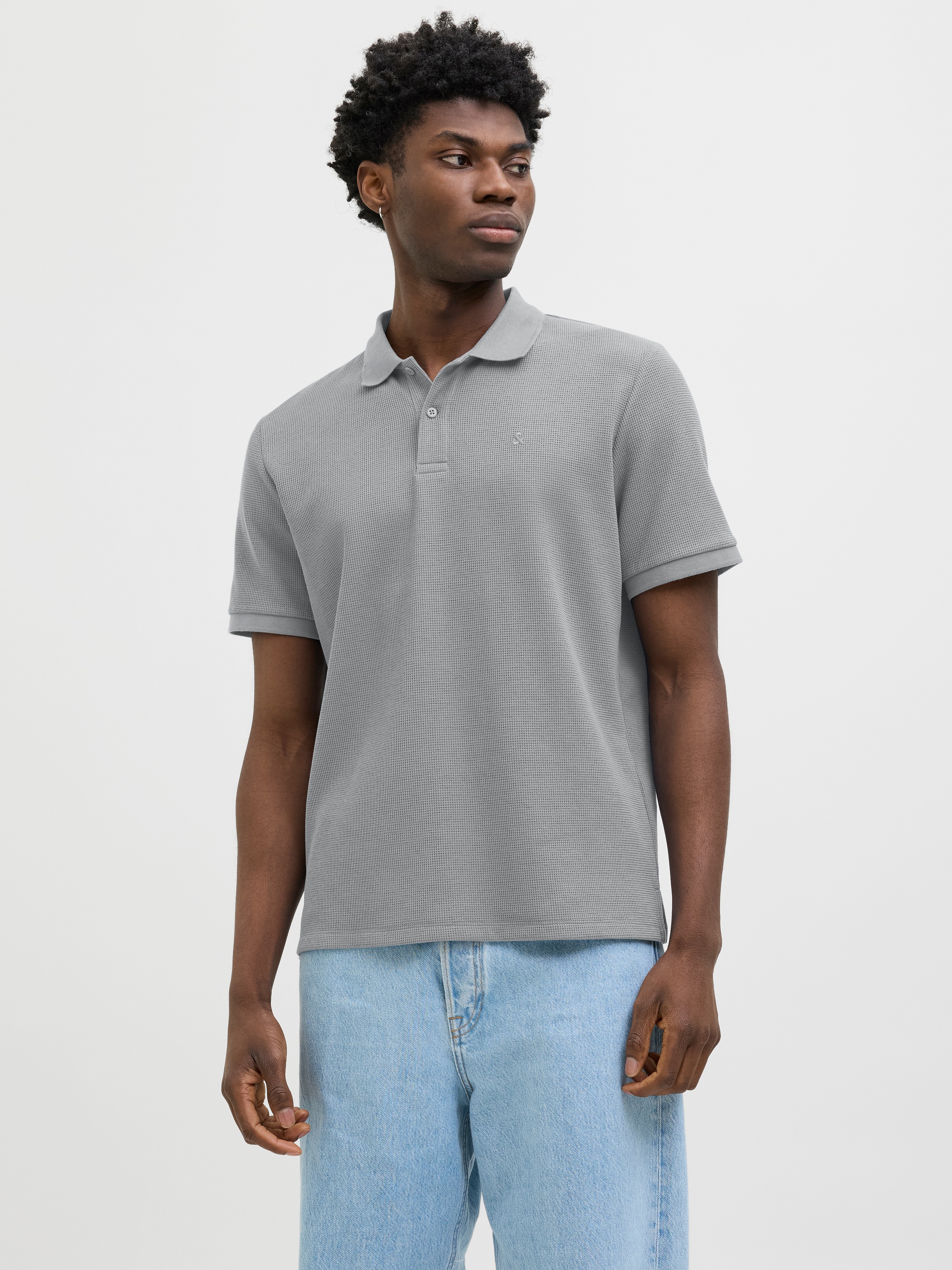 Jack & Jones Poloshirt "JJEAUSTIN POLO SS NOOS" Materialmix, regular fit günstig online kaufen