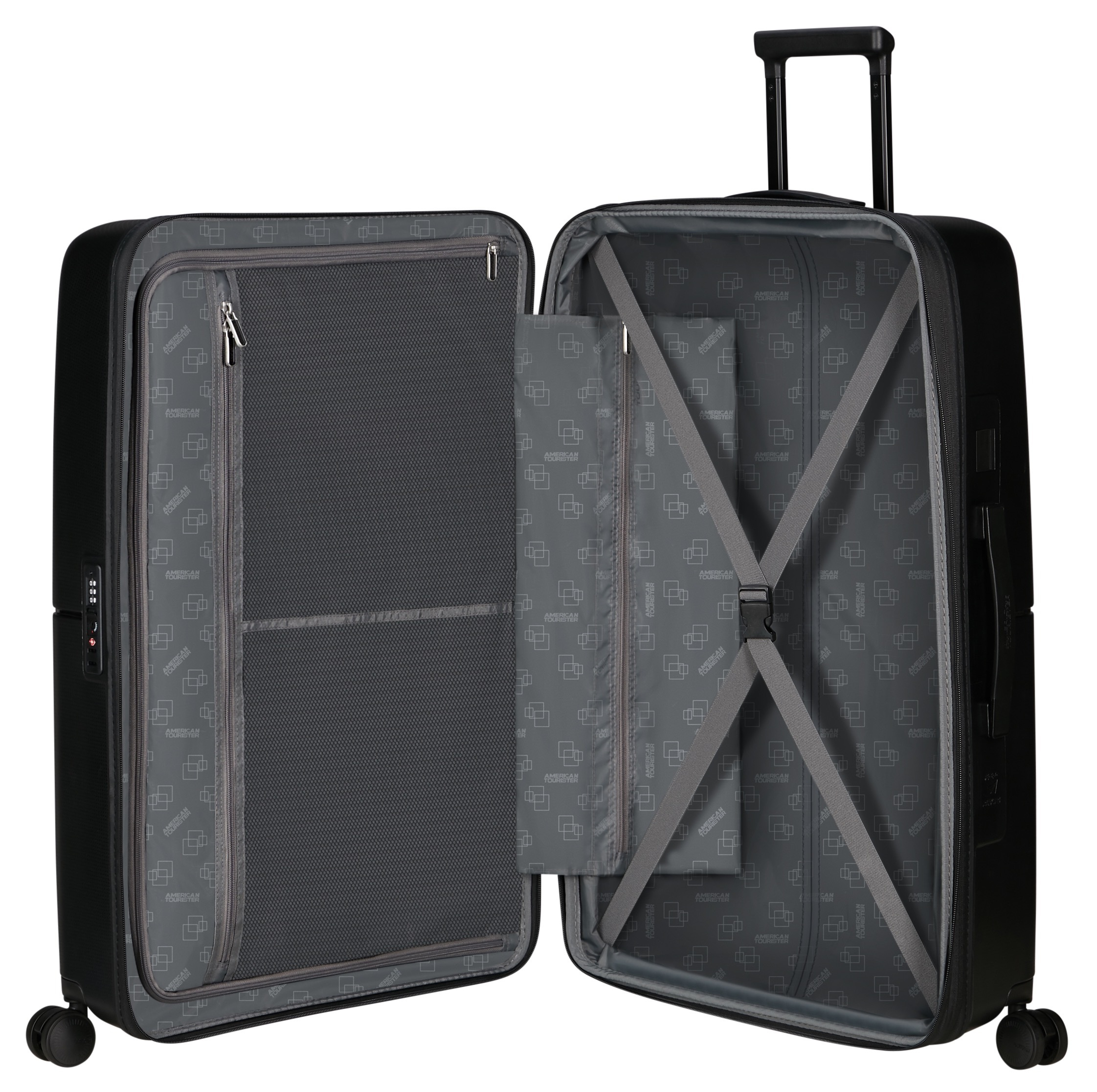American Tourister® Hartschalen-Trolley »DASHPOP 77«, 4 Rollen, Koffer groß Reisekoffer TSA-Zahlenschloss Aufgabegepäck