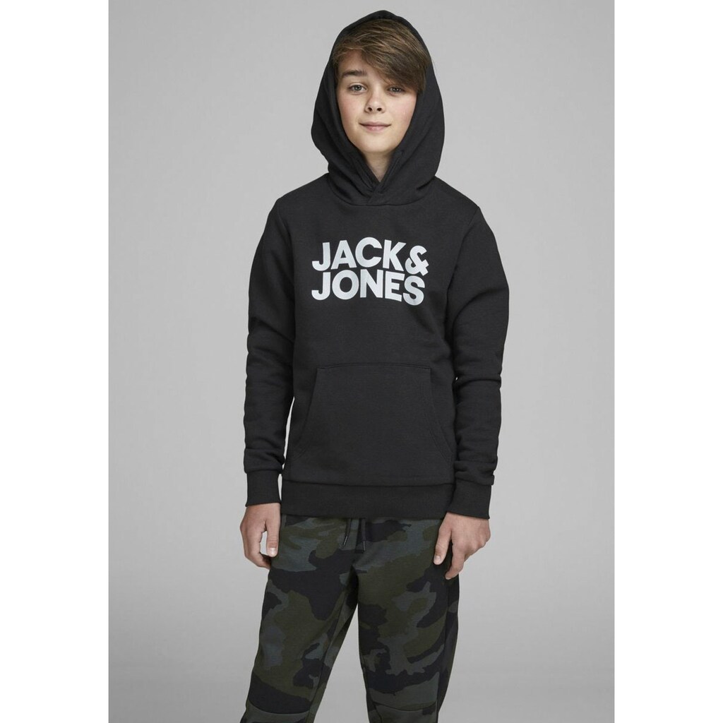 Jack & Jones Junior Kapuzensweatshirt »JJECORP LOGO SWEAT HOOD«