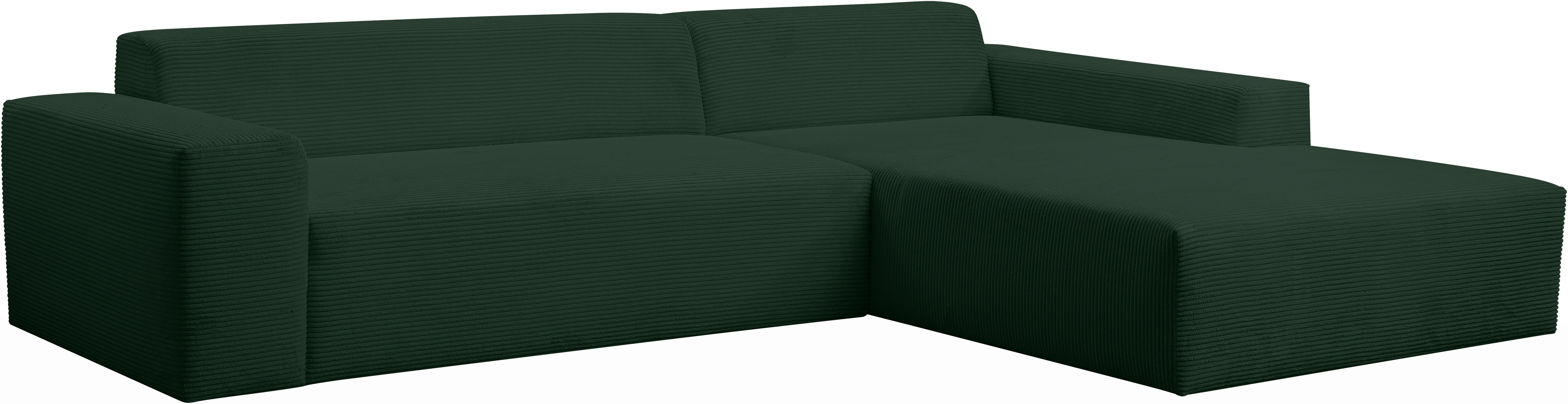 Thumbnail - WERK2 Ecksofa "Zeus-XL, Mega-Sofa mit großer Sitztiefe, Stellmaße 311cm x 210cm", Curvy Trend Garnitur mit urbaner Optik...