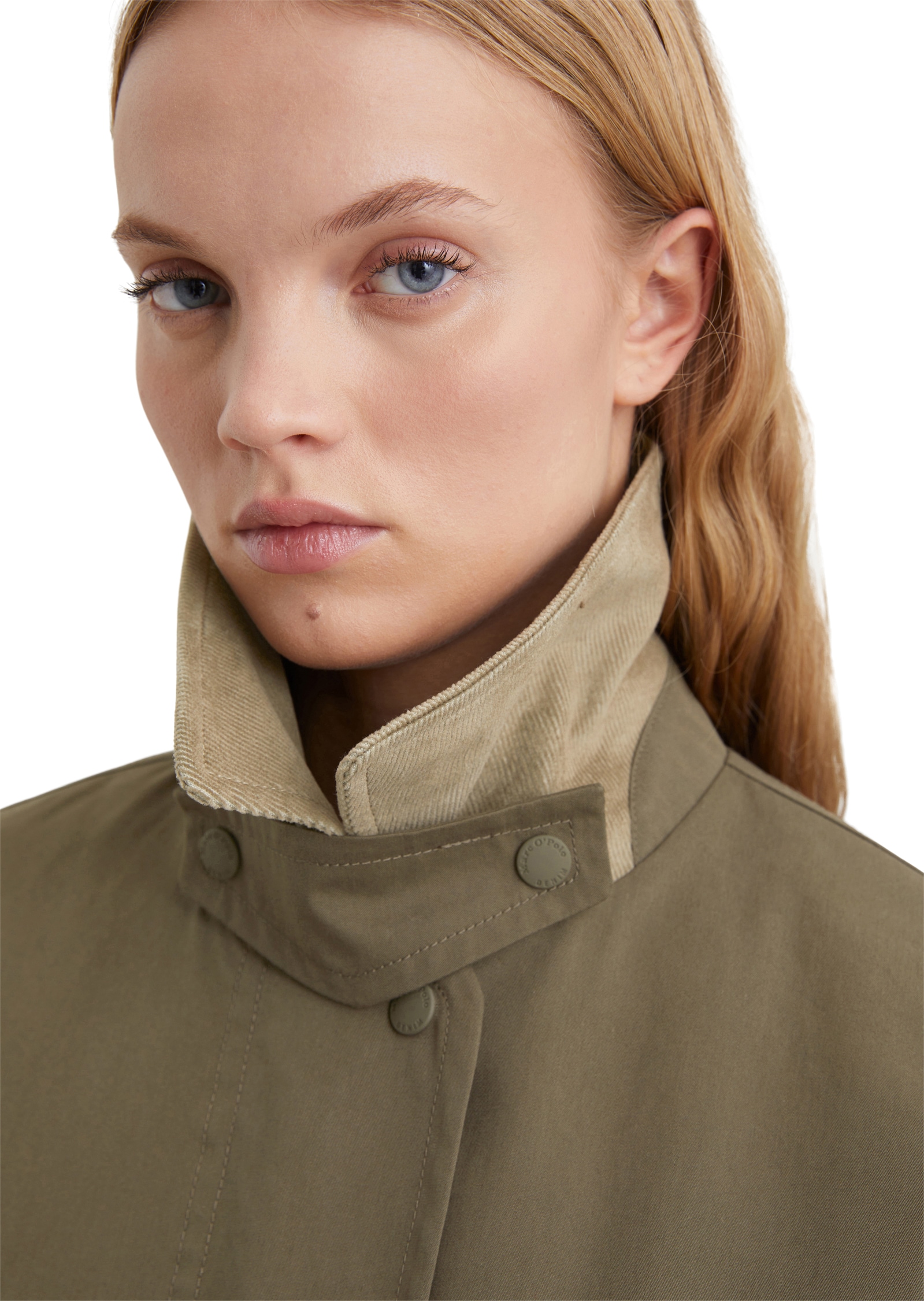 Marc O'Polo DENIM Langjacke, mit Corddetails