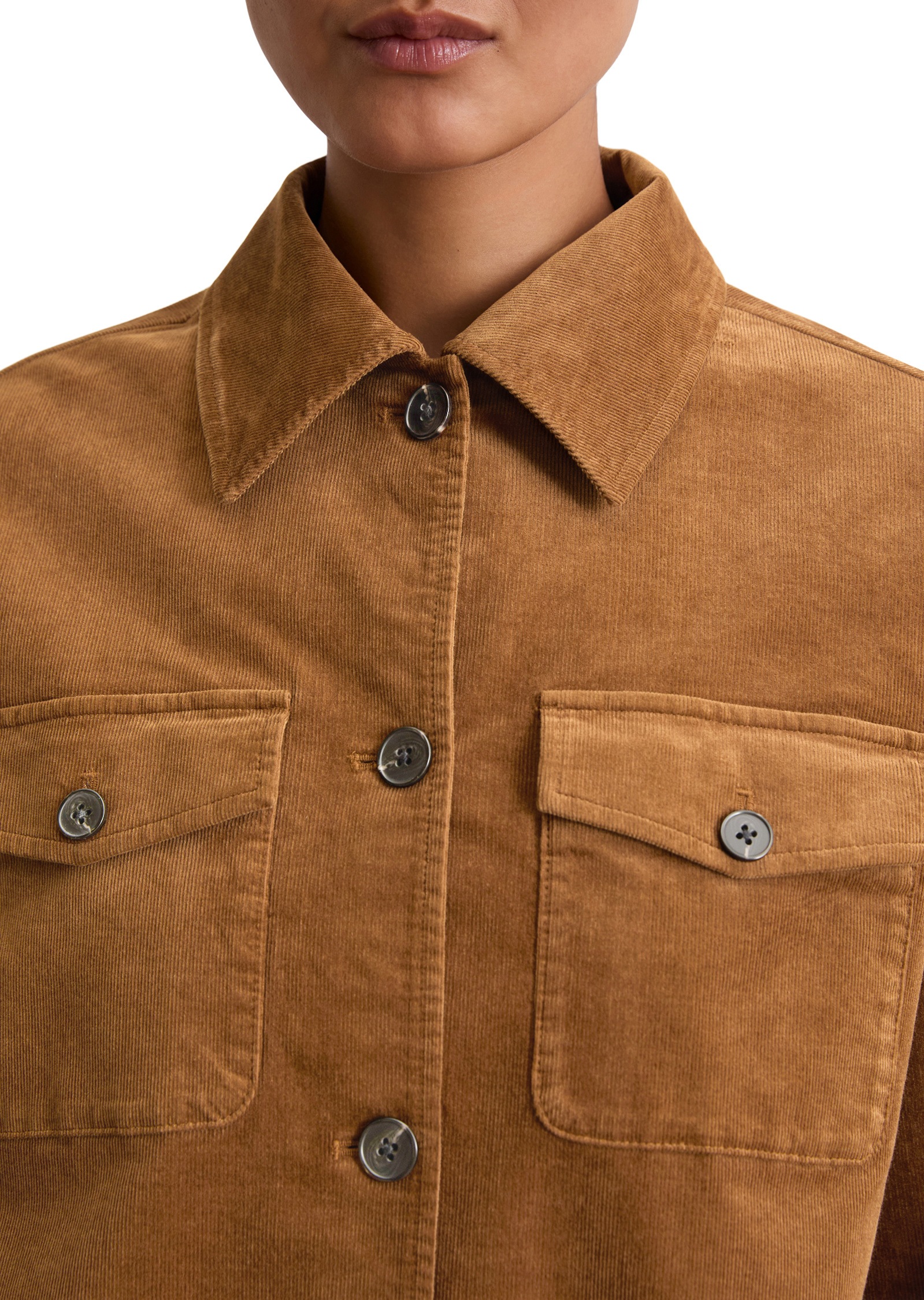 Marc O'Polo Kurzjacke »aus Baumwolle-Modal-Stretch«, ohne Kapuze
