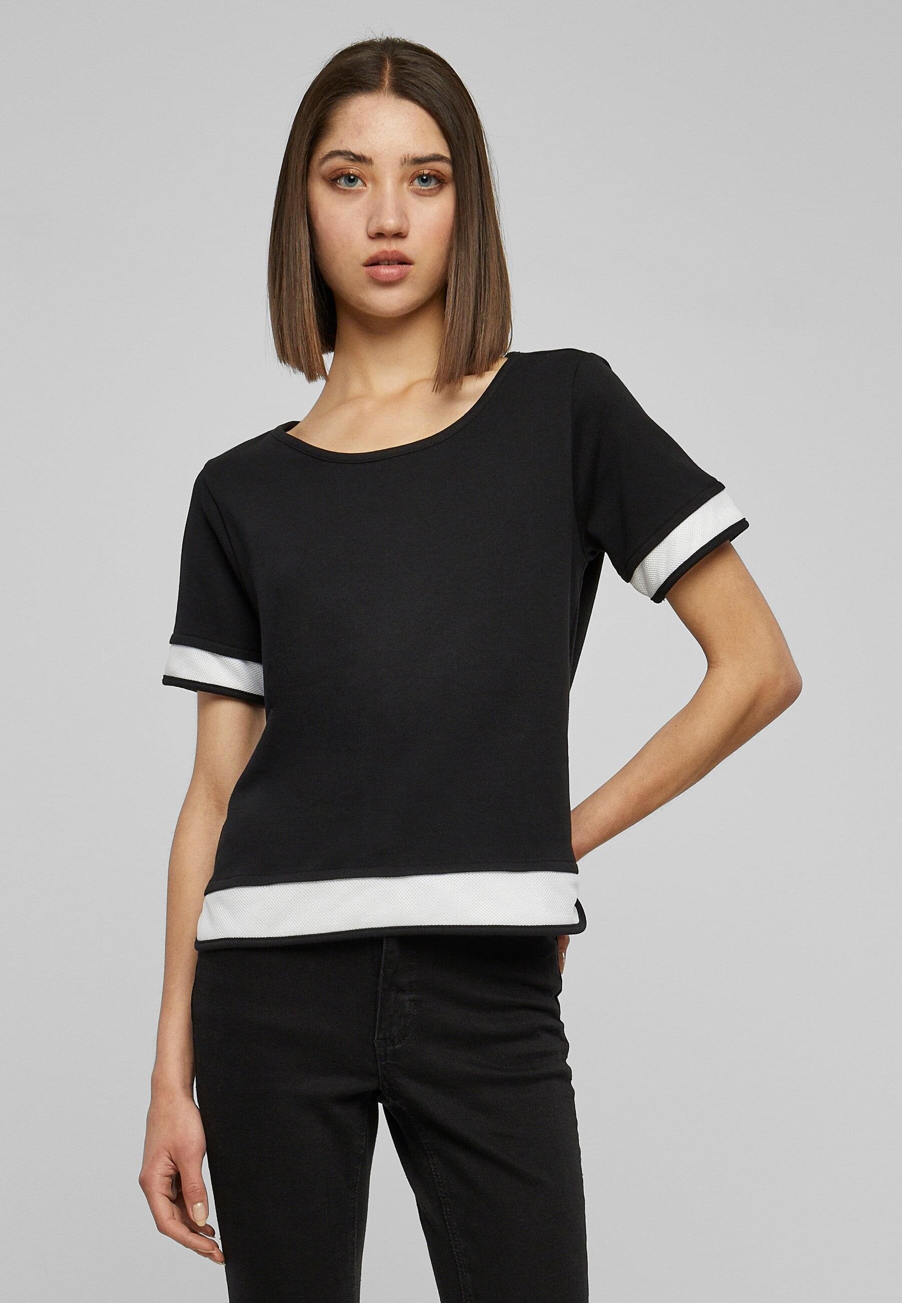 URBAN CLASSICS T-Shirt »Urban Classics Damen Ladies Terry Mesh Tee«