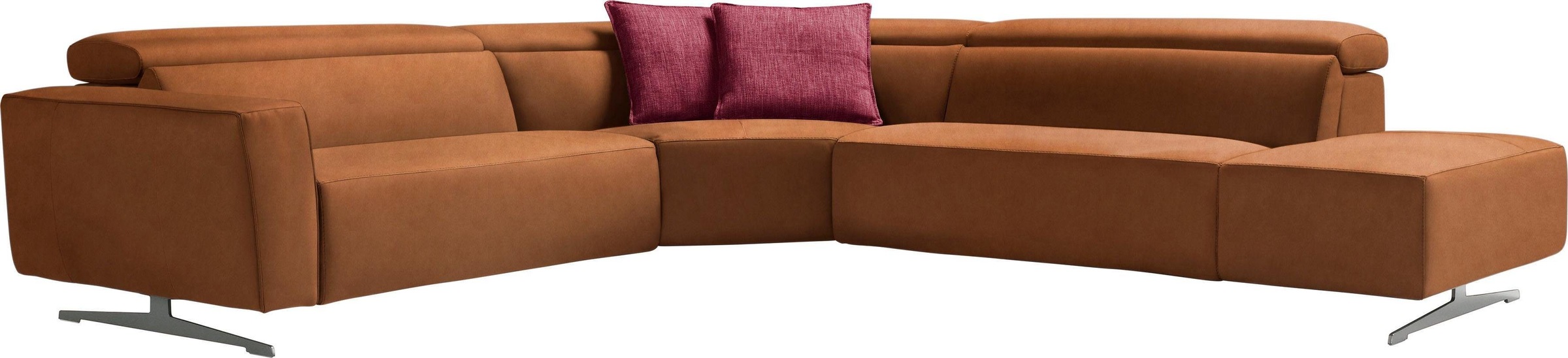 Egoitaliano Ecksofa "Stefanie-e, Designsofa der Extraklasse, bequem mit hoh günstig online kaufen