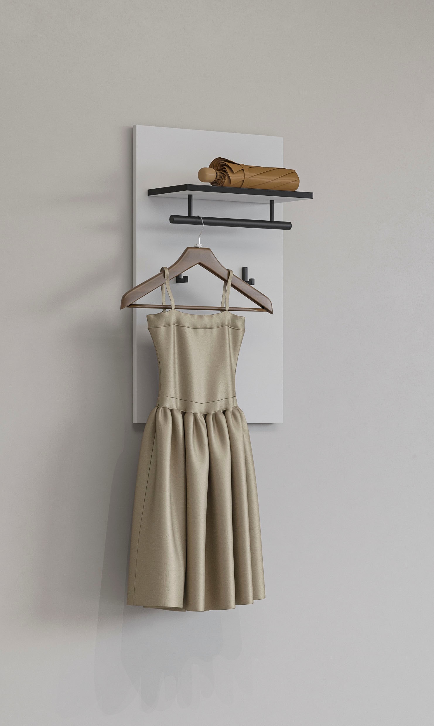 OTTO home Garderobenpaneel "Cross,Breite 40 cm modernes Wandregal mit Haken günstig online kaufen