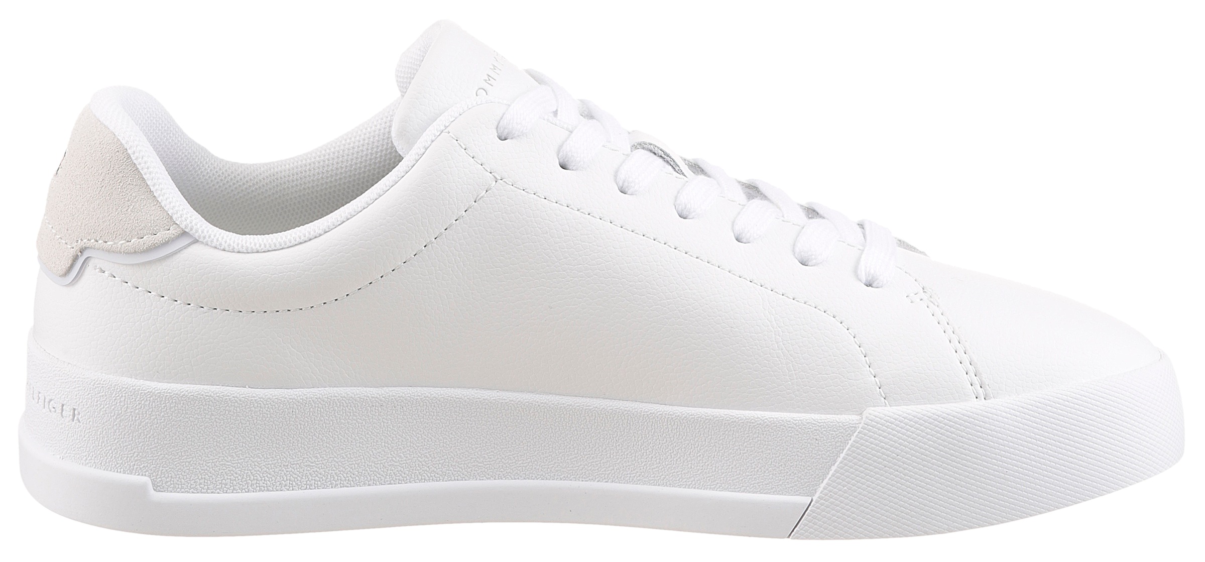 Tommy Hilfiger Sneaker »TH COURT LTH DETAIL ESS«, Freizeitschuh, Halbschuh, Schnürschuh mit seitlichem Logoschriftzug