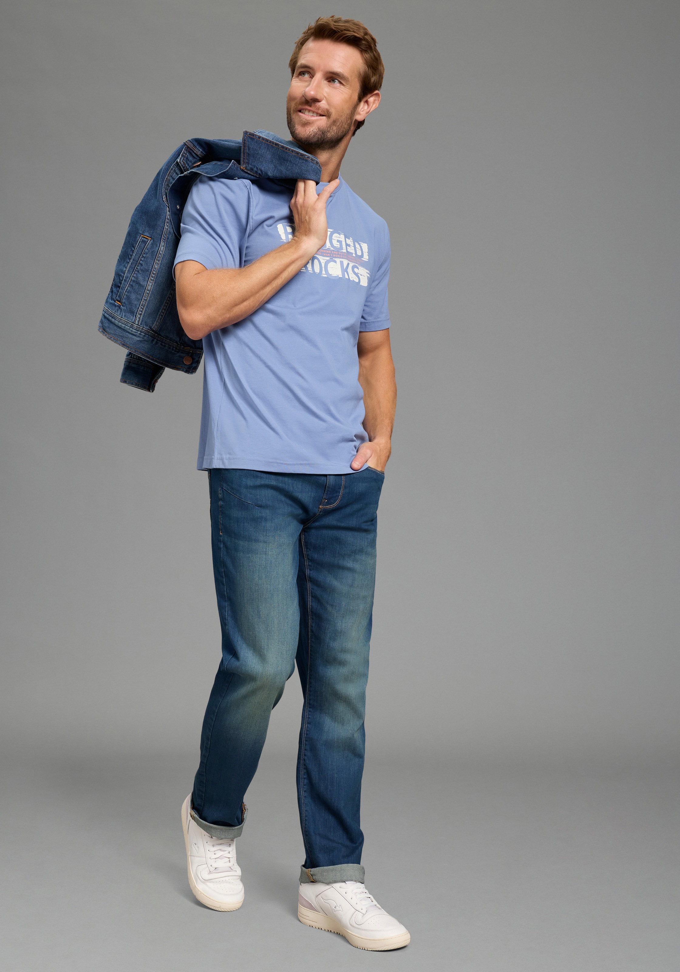 Man's World Muscleshirt »Neue Kollektion!« casual Stil, Kurzarm, normale Passform, bedruckt