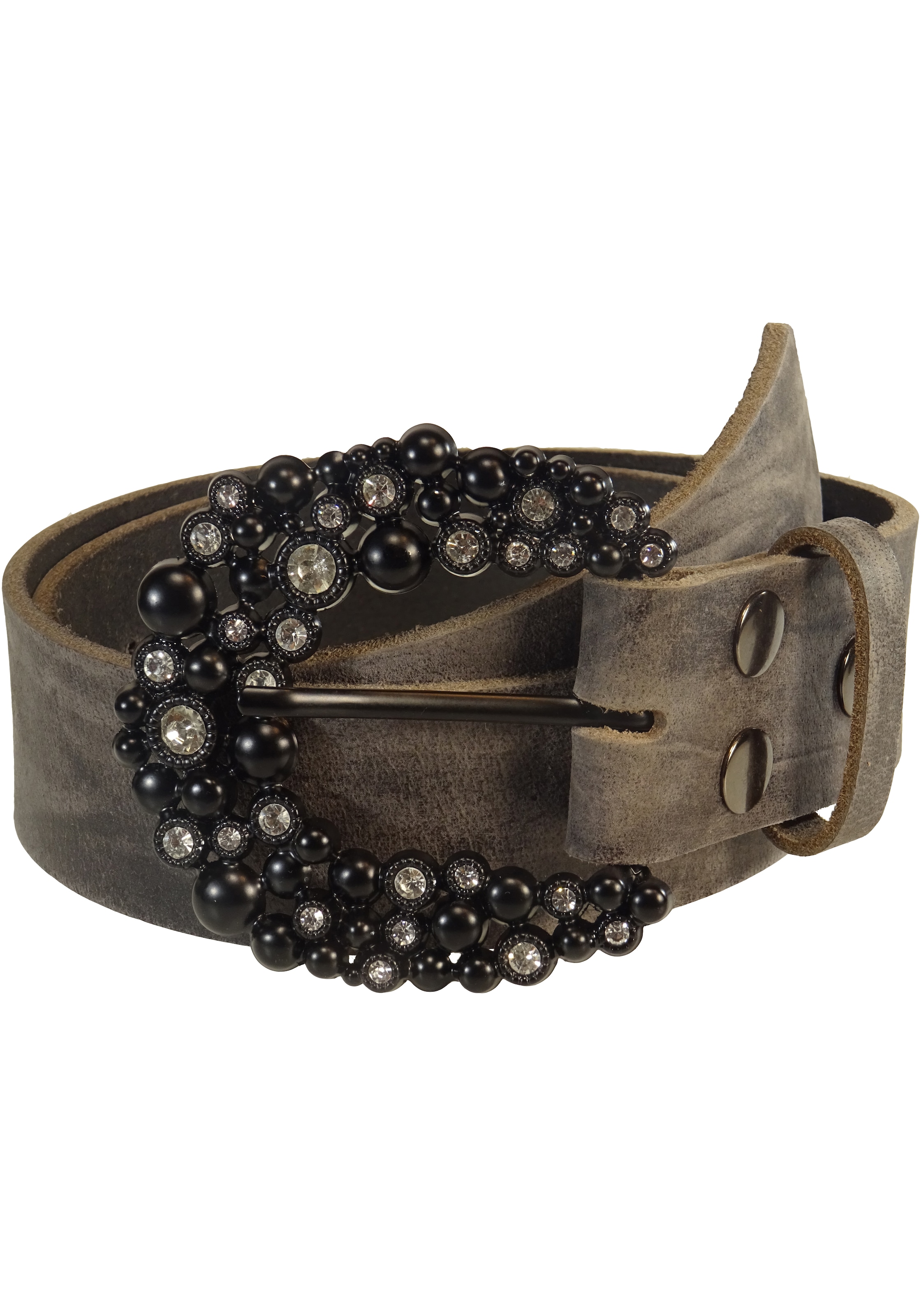 Rettungsring Gürtel Ledergürtel mit austauschbarer Schließe "Strass Dorn Sc günstig online kaufen