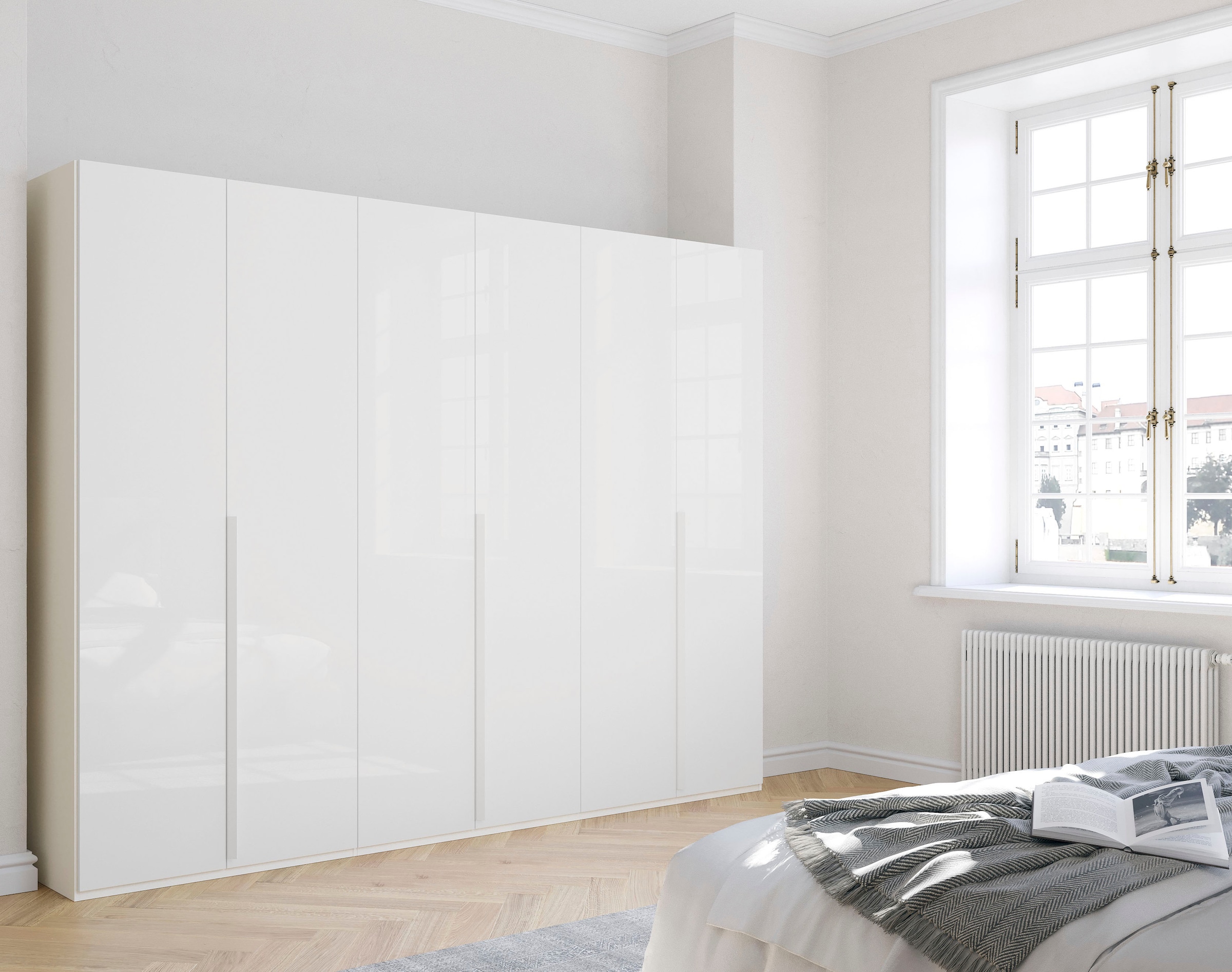rauch Drehtürenschrank »Purisma«, mit Glasfront und umfangreicher Innenausstattung