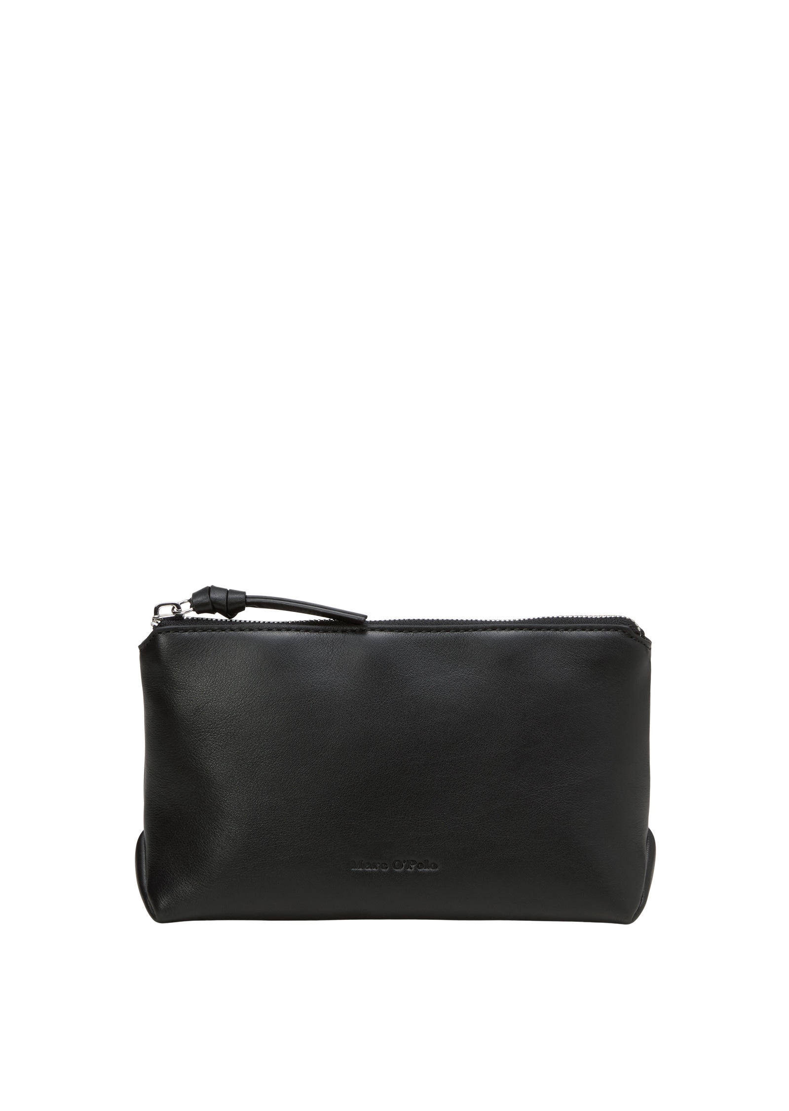 MARC O'POLO Damen Mini Bag "aus edlem Rindleder"schwarz, Leder, unifarben, Taschen