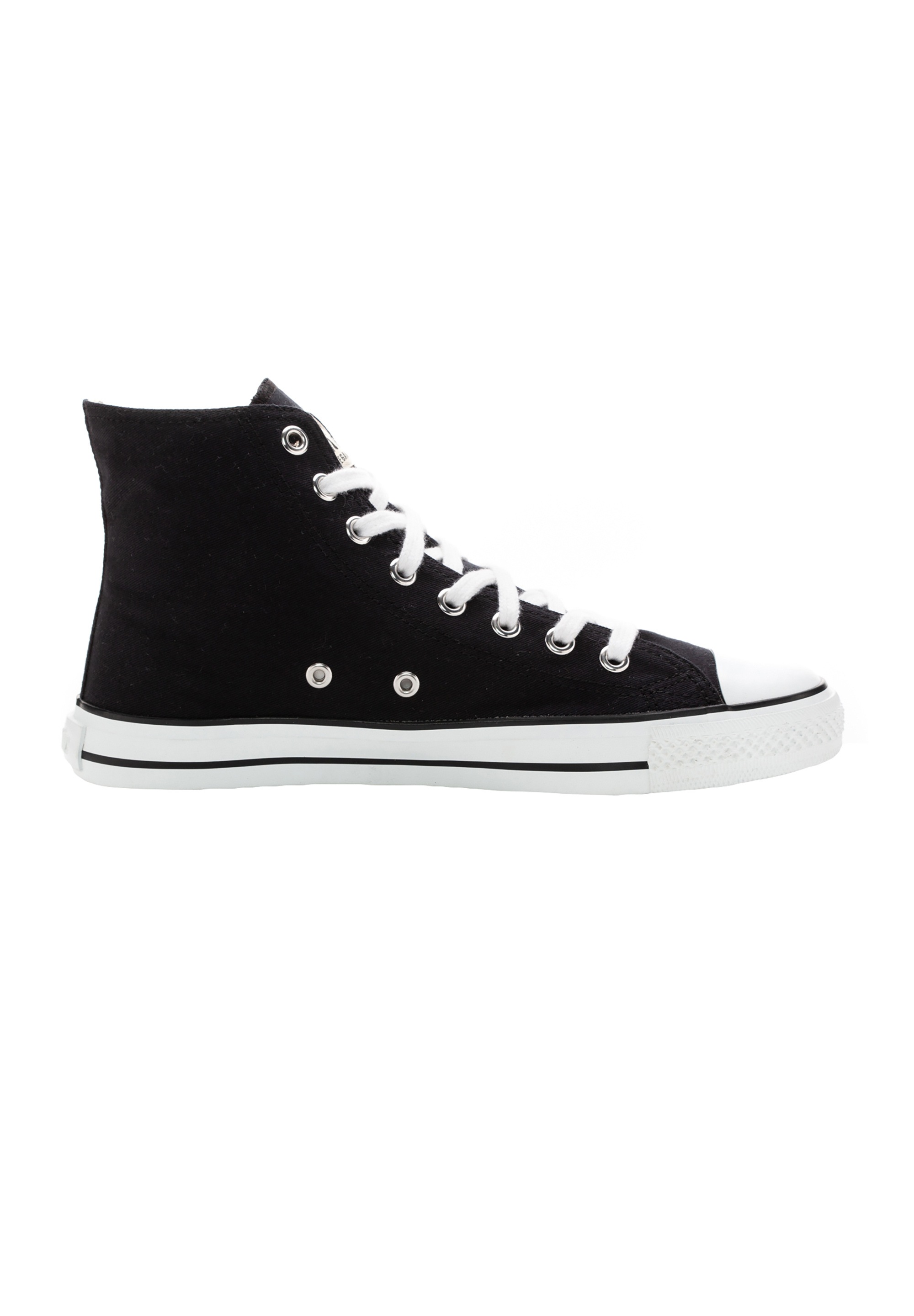 Ethletic White Cap Hi Cut Sneaker Black-White 46 3