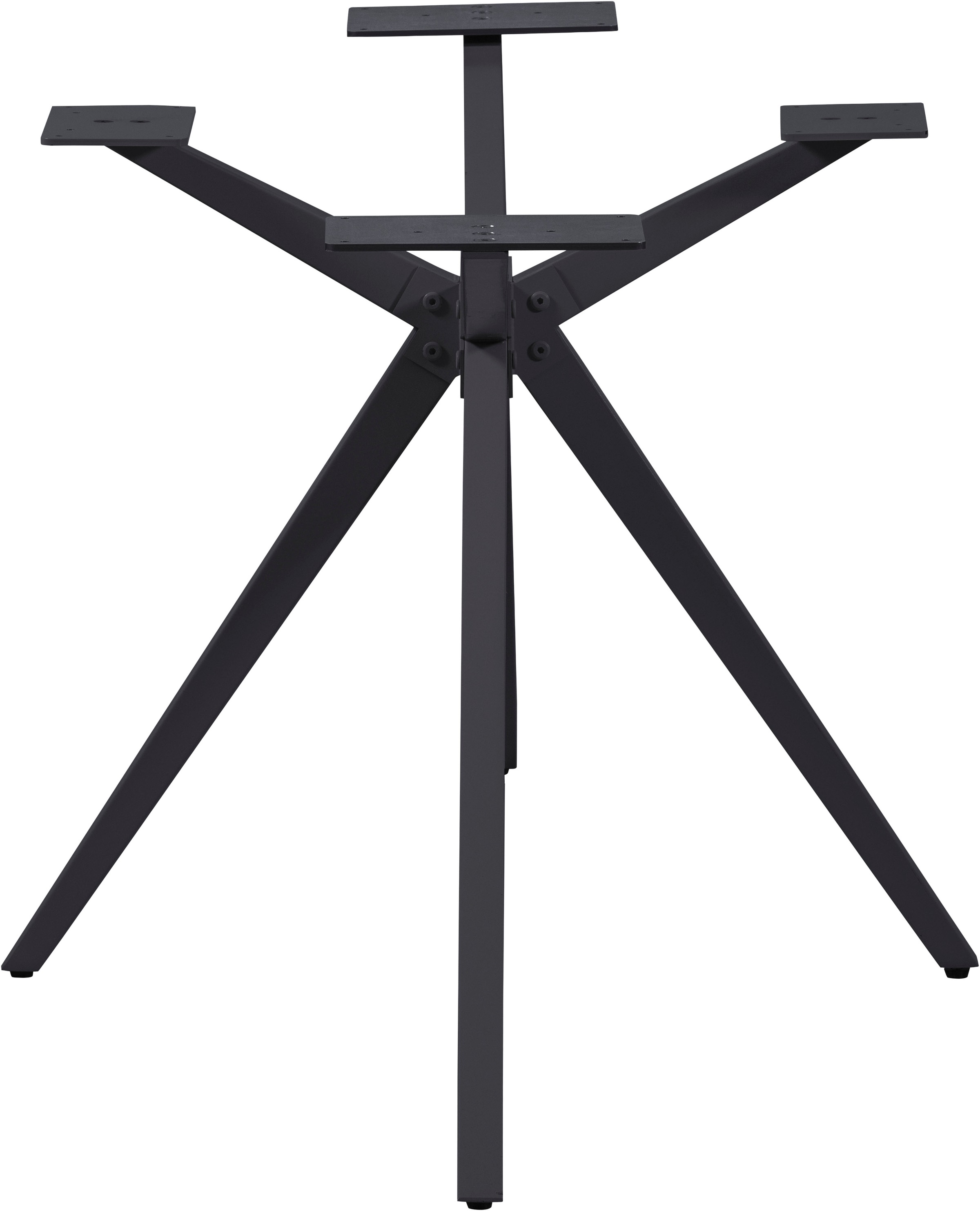 WOOOD Tischbein »Tablo Holland XL Metall mit Pulverbeschichtung B 170 x T 80 x H 72 cm« Kreuzgestell Ø 3,5 cm, Tragkraft 160 kg, einfach zu montieren