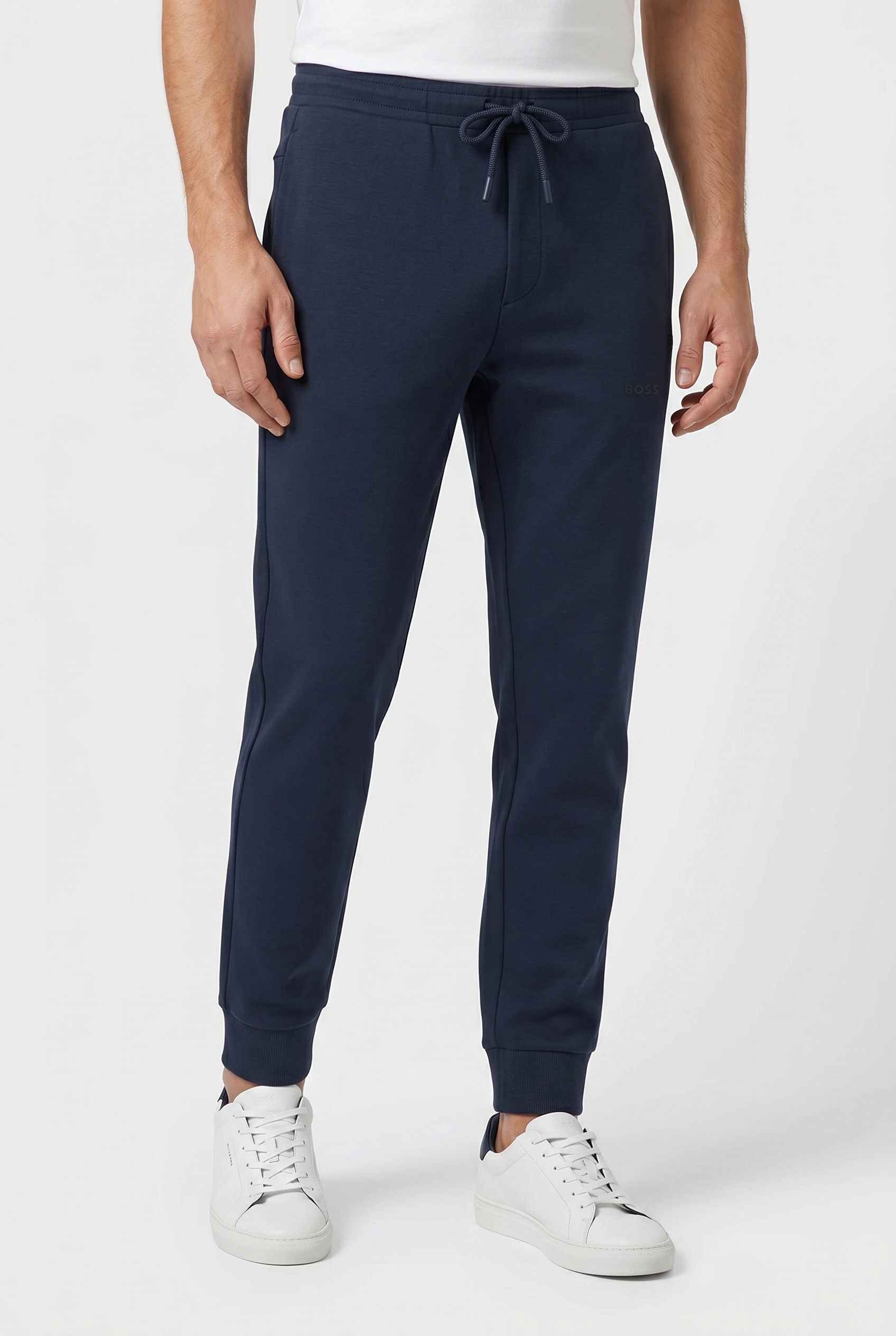BOSS GREEN Jerseyhose "Hadiko" Reguläre Passform mit elastischem Bund und Eingrifftaschen