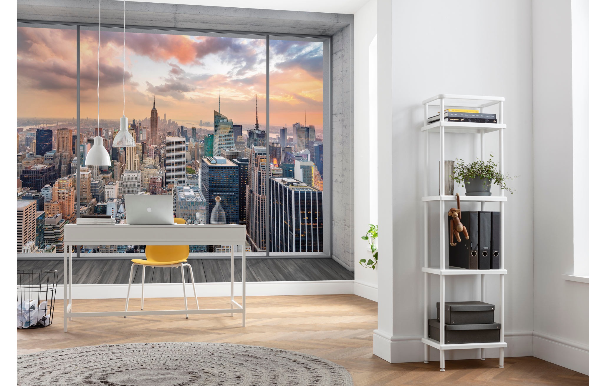 Komar Fototapete »Vlies - NYC Outlook - Größe 368 x 248 cm«, bedruckt, Wohnzimmer, Schlafzimmer
