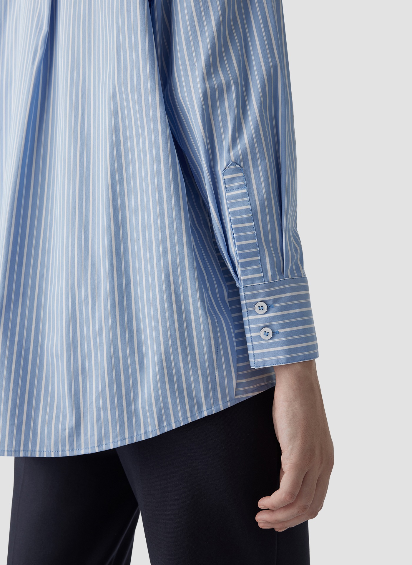 LeComte Klassische Bluse »LeComte Gestreifte Bluse mit Oversized-Schnitt«