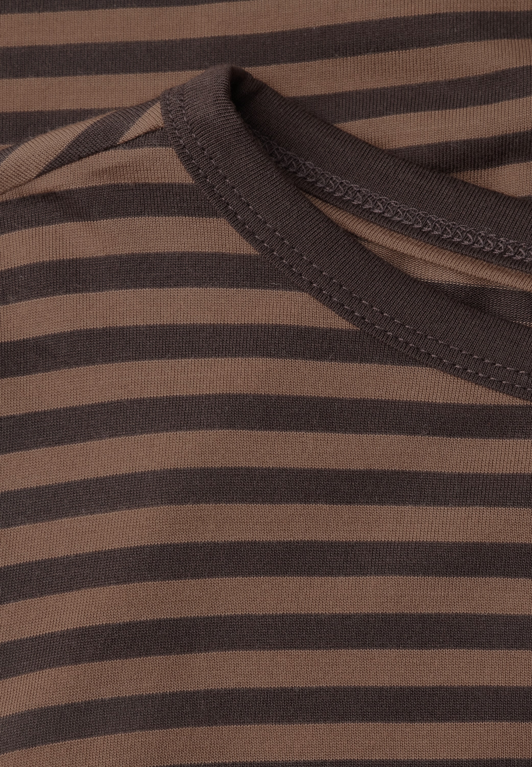 Cecil Langarmshirt gestreift, Lyocell-Qualität