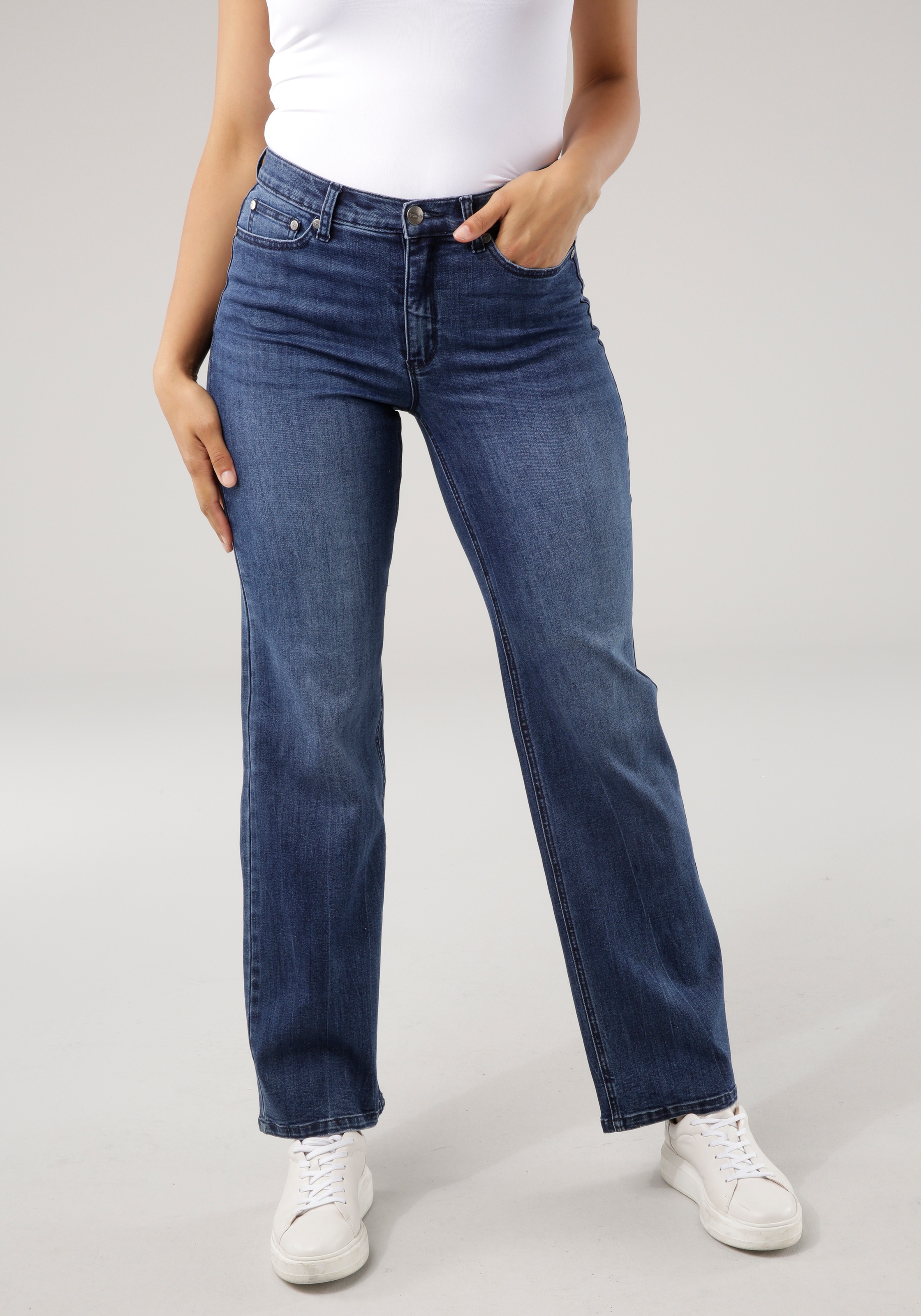 Tamaris Weite Jeans, im 5-pocket-Style bestellen | BAUR