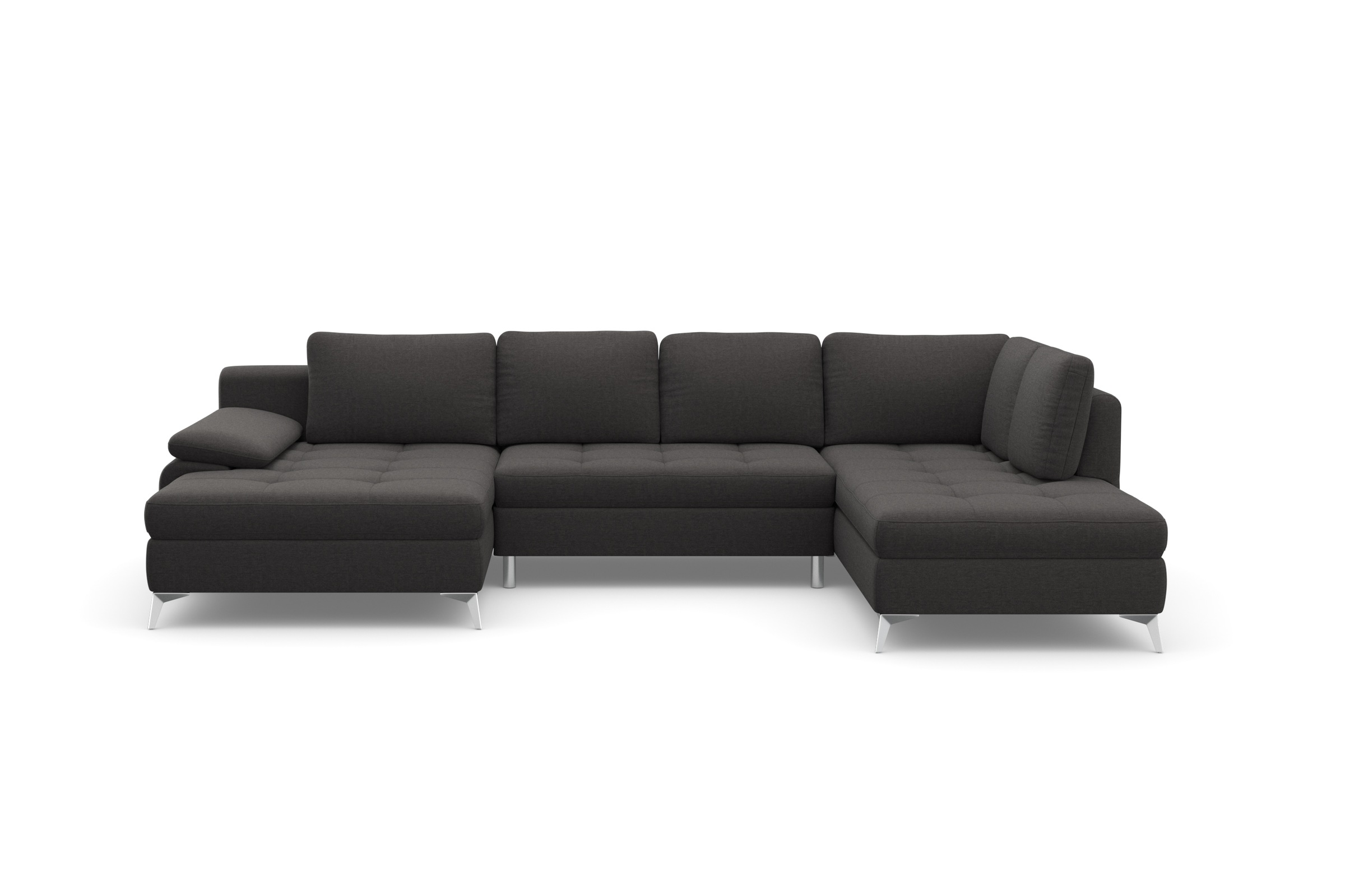 Sit & More Latigo U-Shape Sectional Sofa Grey 10