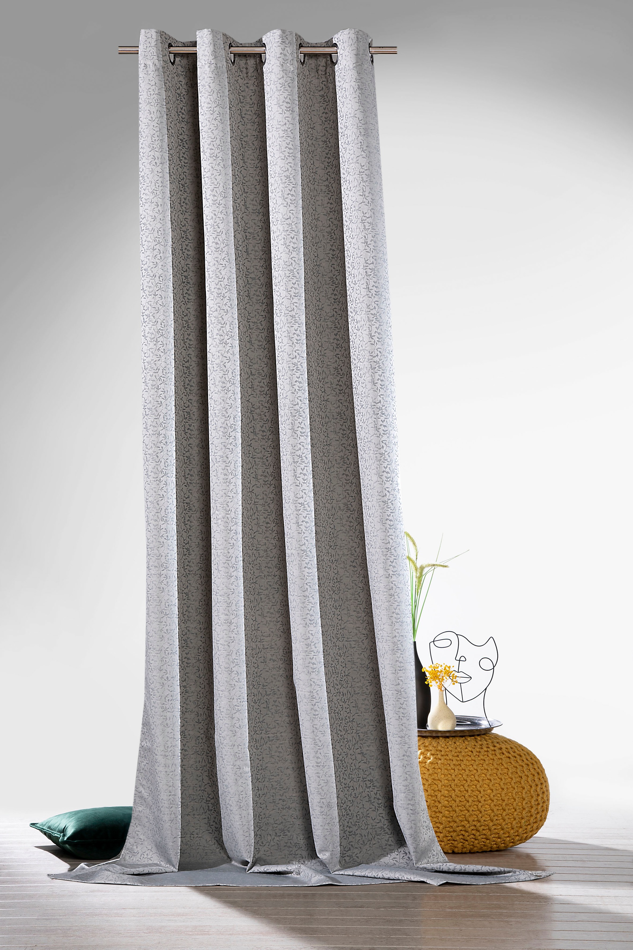 Weckbrodt Vorhang "Elias" Ösen 1 Stk. tlg. Jacquard, blickdicht, mit beschi günstig online kaufen