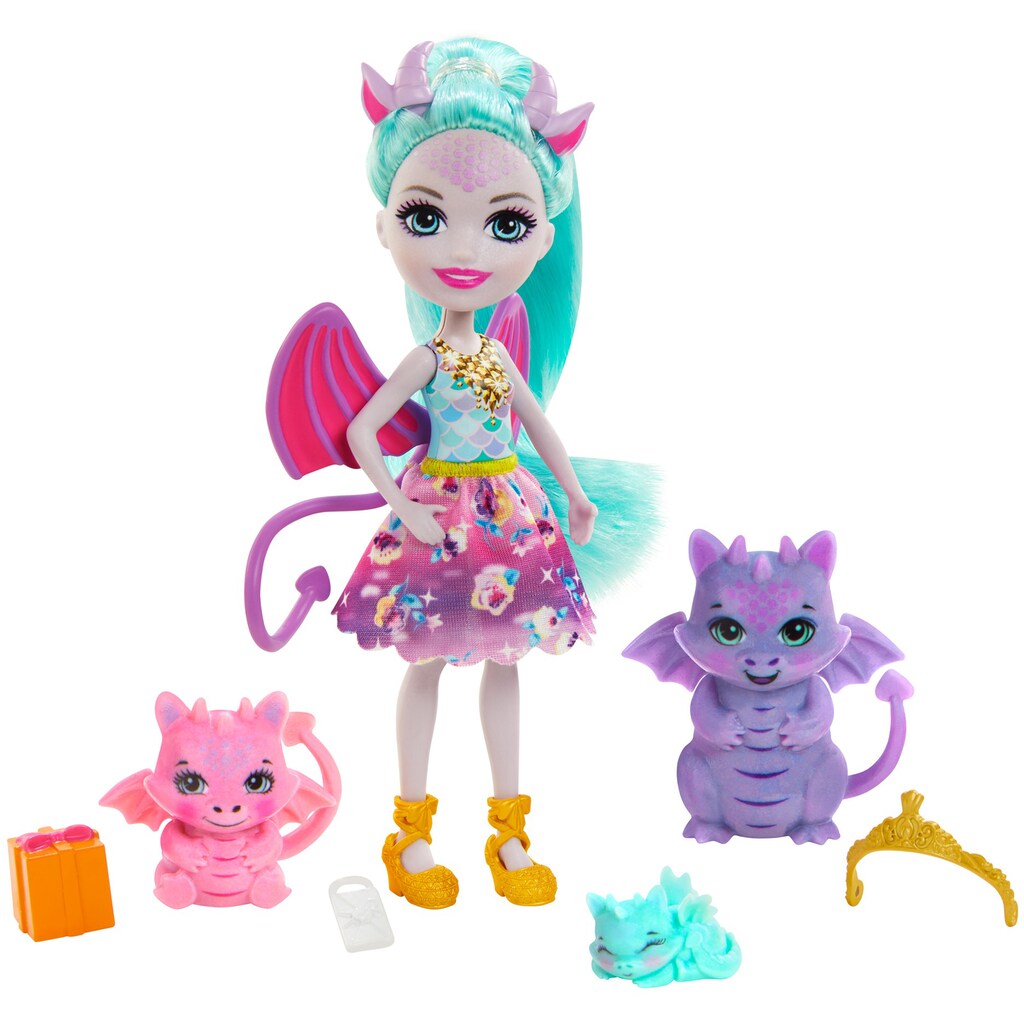 Enchantimals Anziehpuppe »Enchantimals - Royals Dragon Family«