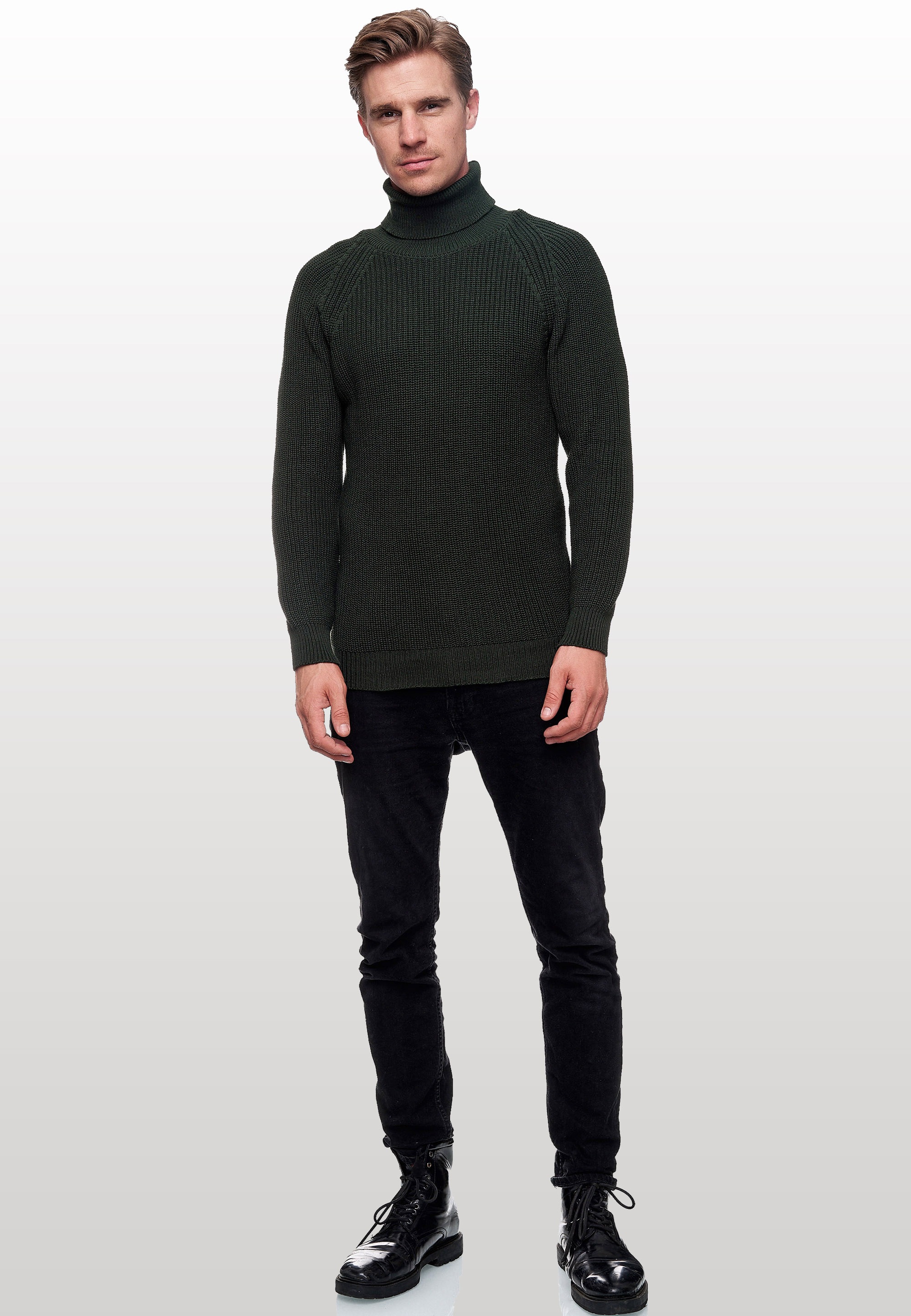 Rusty Neal Rollkragenpullover, mit kuscheligem Rollkragen