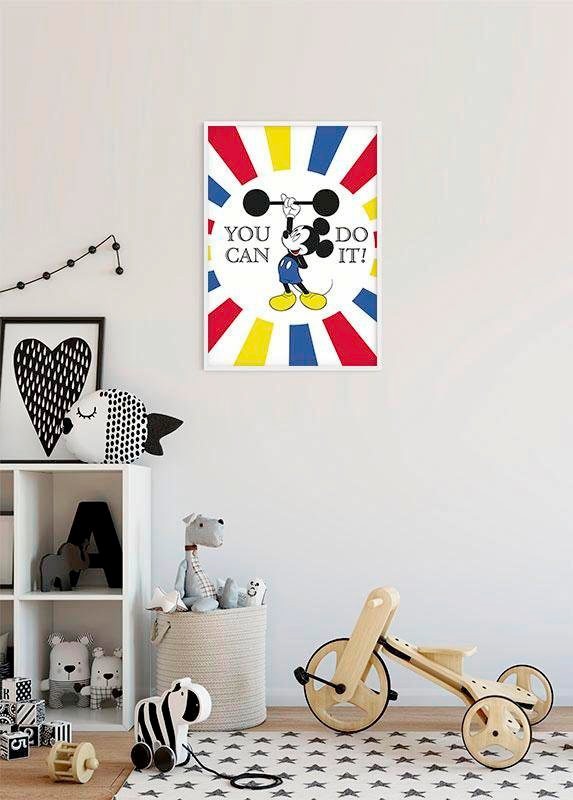 Komar Bild »Mickey Mouse Do it« Disney 1 Stk. tlg. Wandbild zur Dekoration im Kinderzimmer - ohne Rahmen