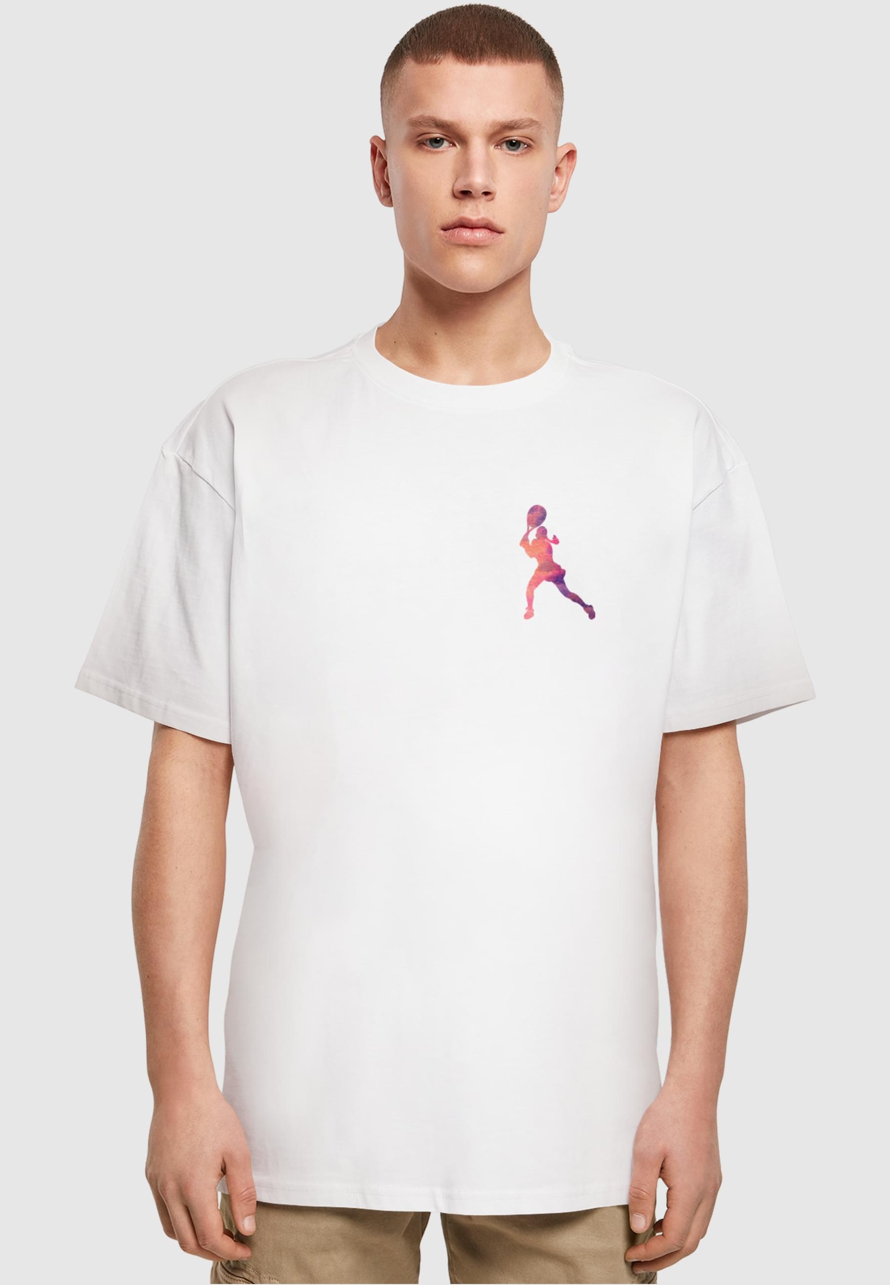 Merchcode T-Shirt »Merchcode Herren Tennis Woman Silhouette - Heavy Oversize Tee«, (1 tlg.)