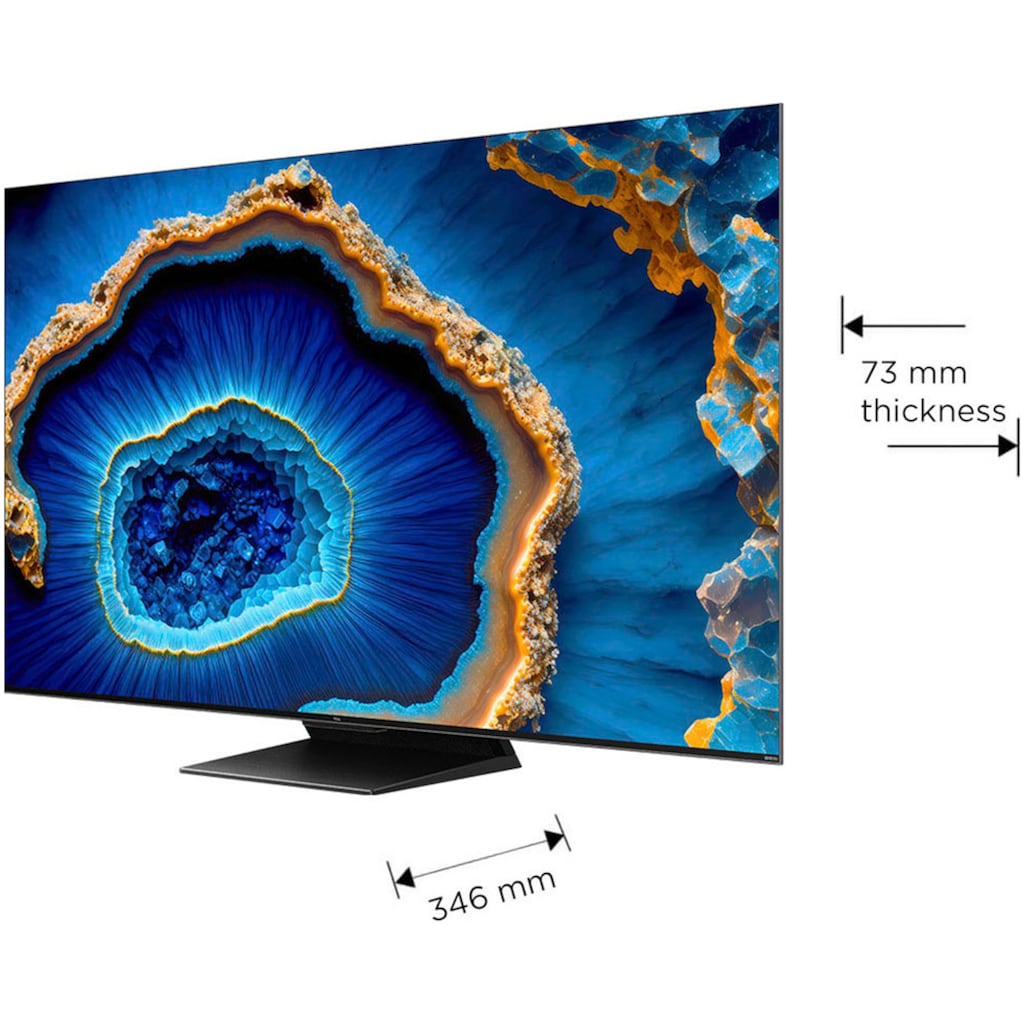 TCL QLED Mini LED-Fernseher »75C803GX1«, 189 cm/75 Zoll, 4K Ultra HD, Google TV-Smart-TV