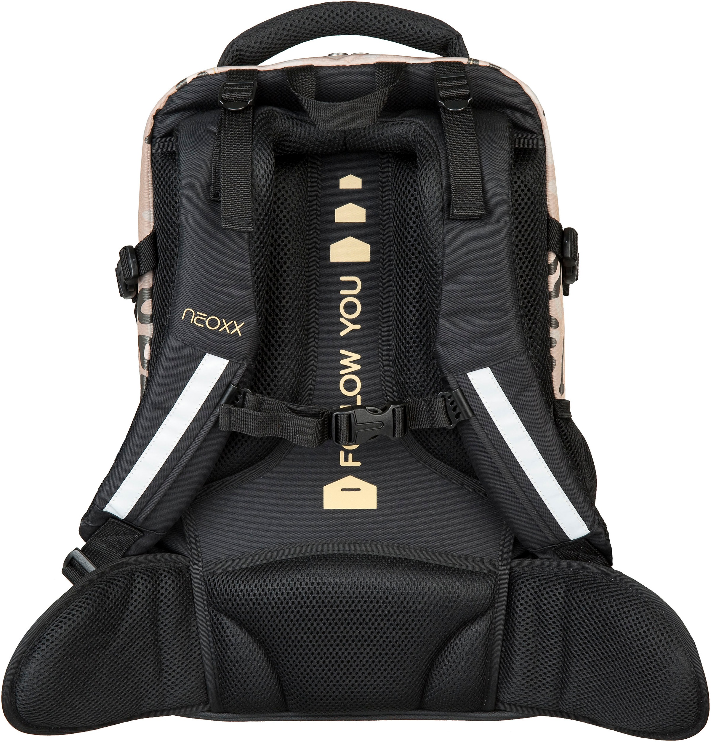 neoxx Schulrucksack »Active Pro, Wildside Leo-Look«