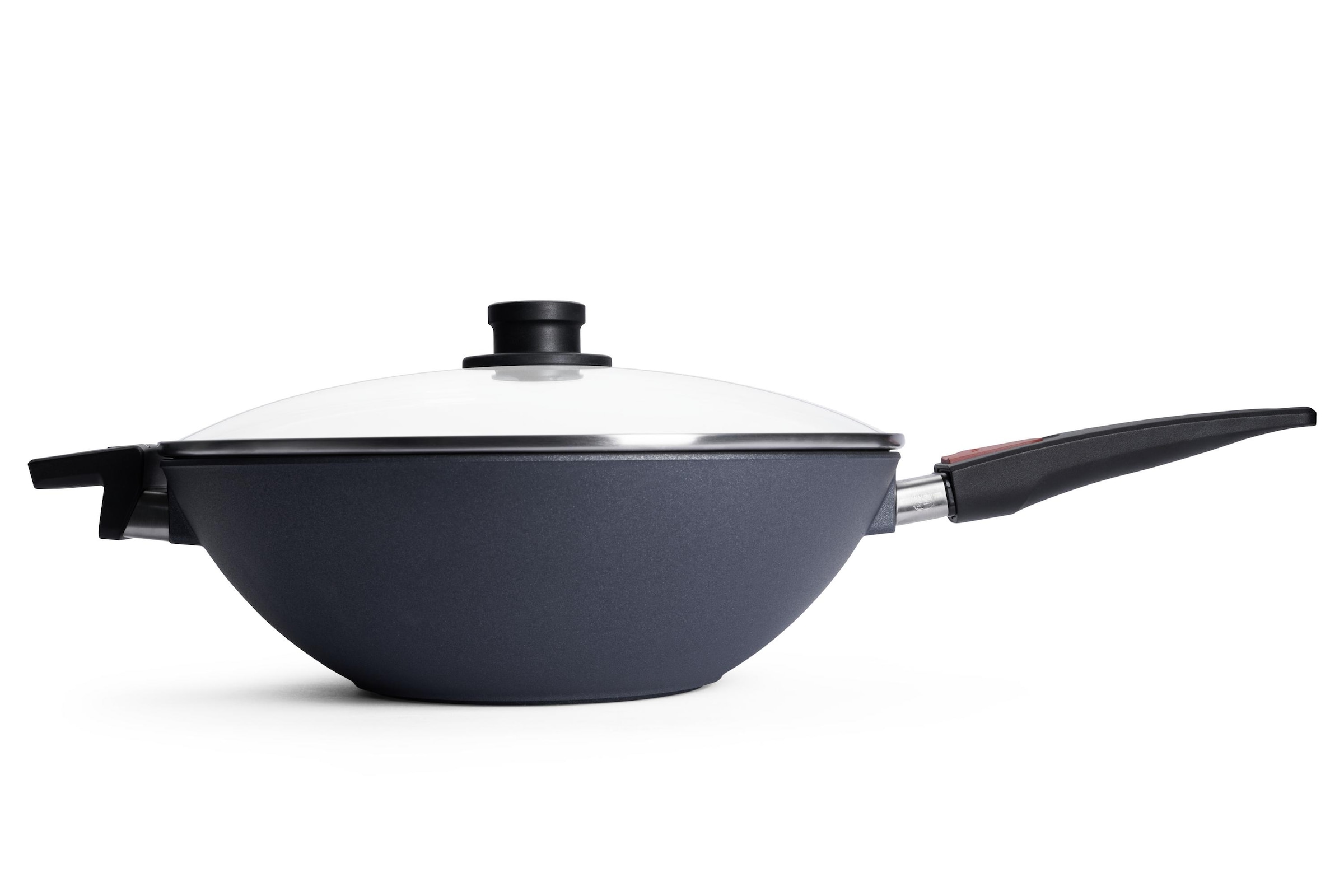 WOLL MADE IN GERMANY Wok »Diamond Lite«, Aluminiumguss, Ø 34 cm, mit Glasdeckel, Induktion