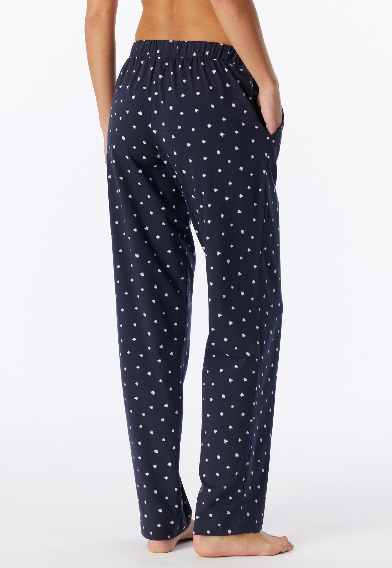 Schiesser Pyjamahose »Mix + Relax«  Cotton-Mix, Gummizug, Bindeband, seitliche Taschen