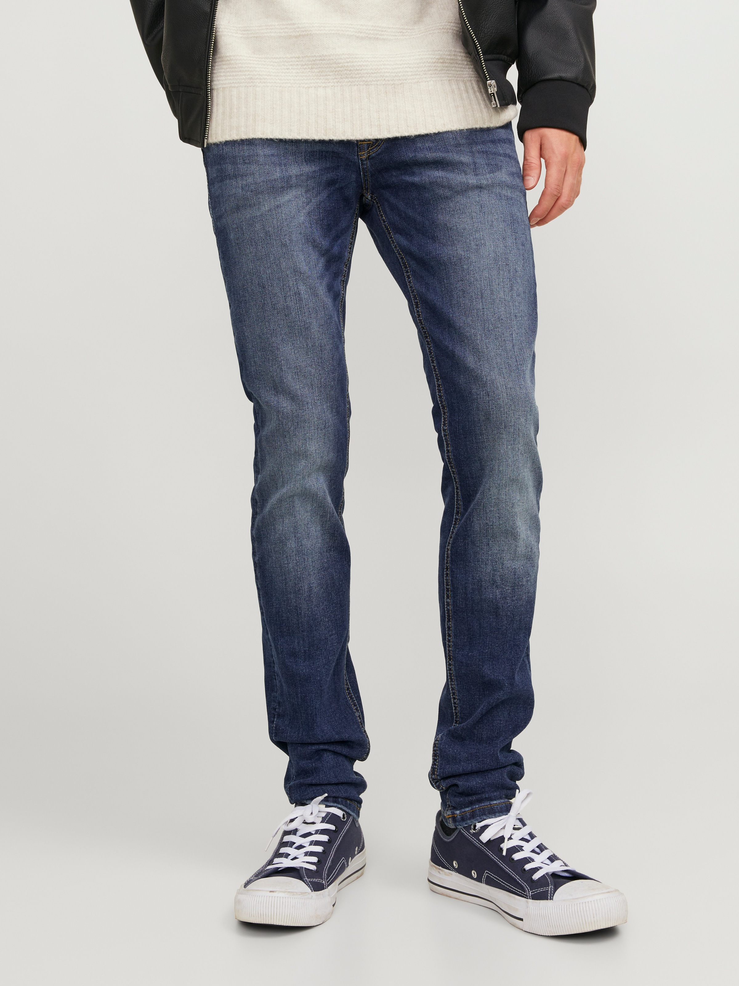 Jack & Jones Skinny-fit-Jeans "JJILIAM Skinny Jeans mit Used-Waschung für s günstig online kaufen