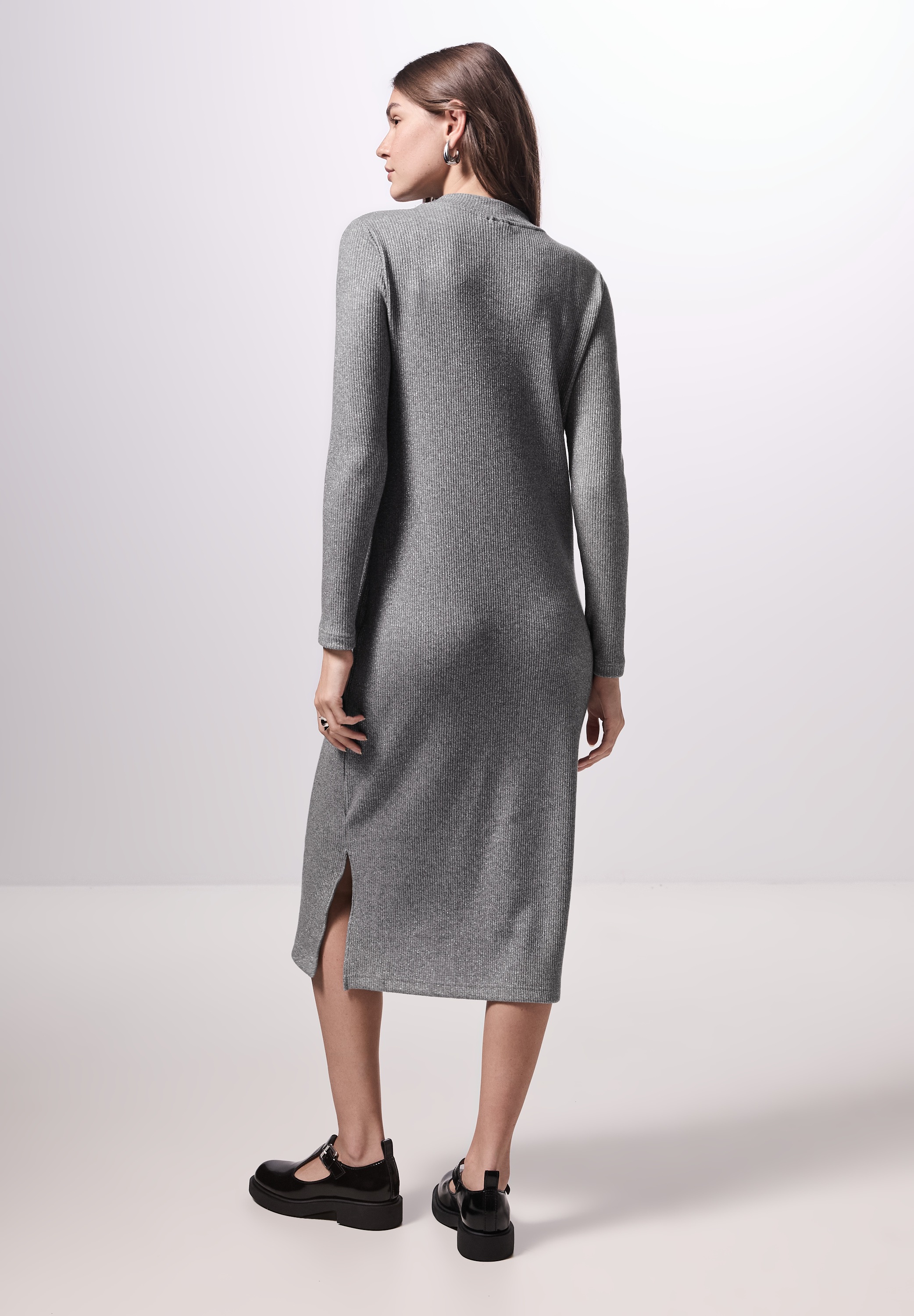 STREET ONE STUDIO Strickkleid Ohne Taschen mit Rundhalsausschnitt günstig online kaufen