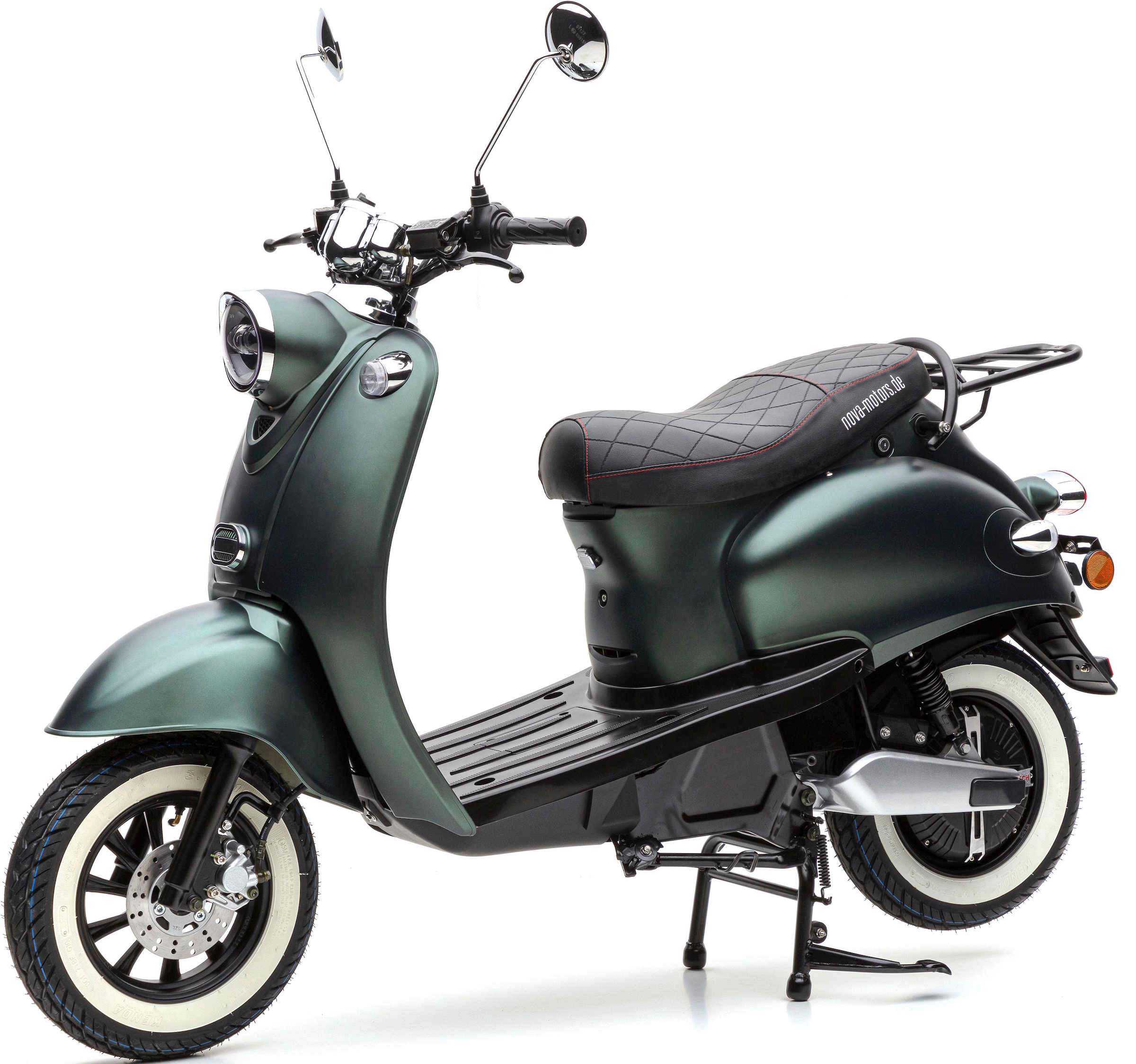 Nova Motors E-Motorroller »eRetro Star Li Premium«, bis zu 40 km Reichweite, mit digitalem Tacho und gesteppter Sitzbank