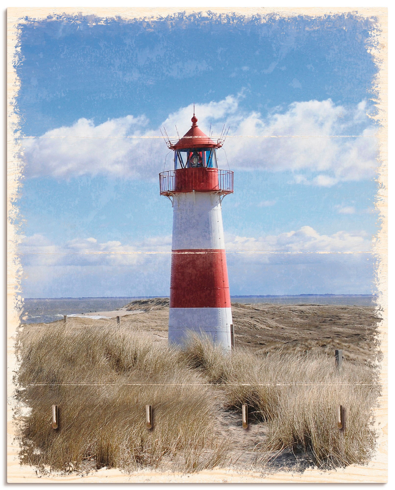 Artland Hakenleiste "Leuchtturm Sylt", MDF