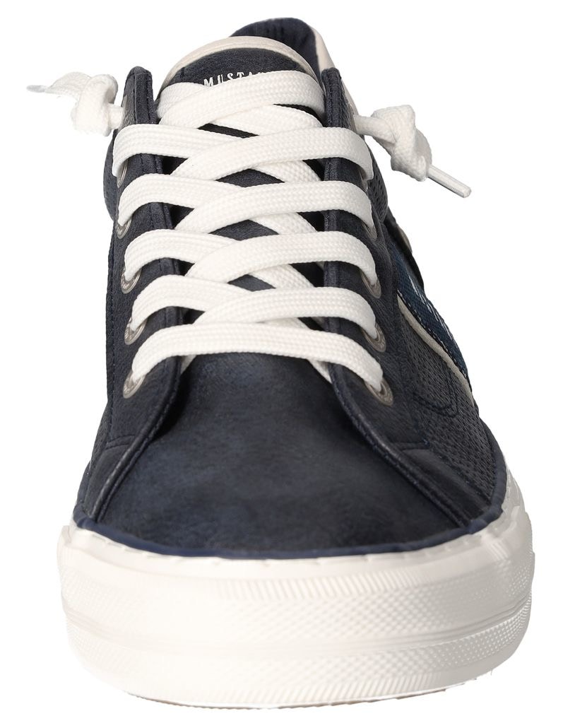 Mustang Shoes Slip-On Sneaker, mit stylischem Seitenstreifen, Freizeitschuh, Halbschuh, Schnürschuh