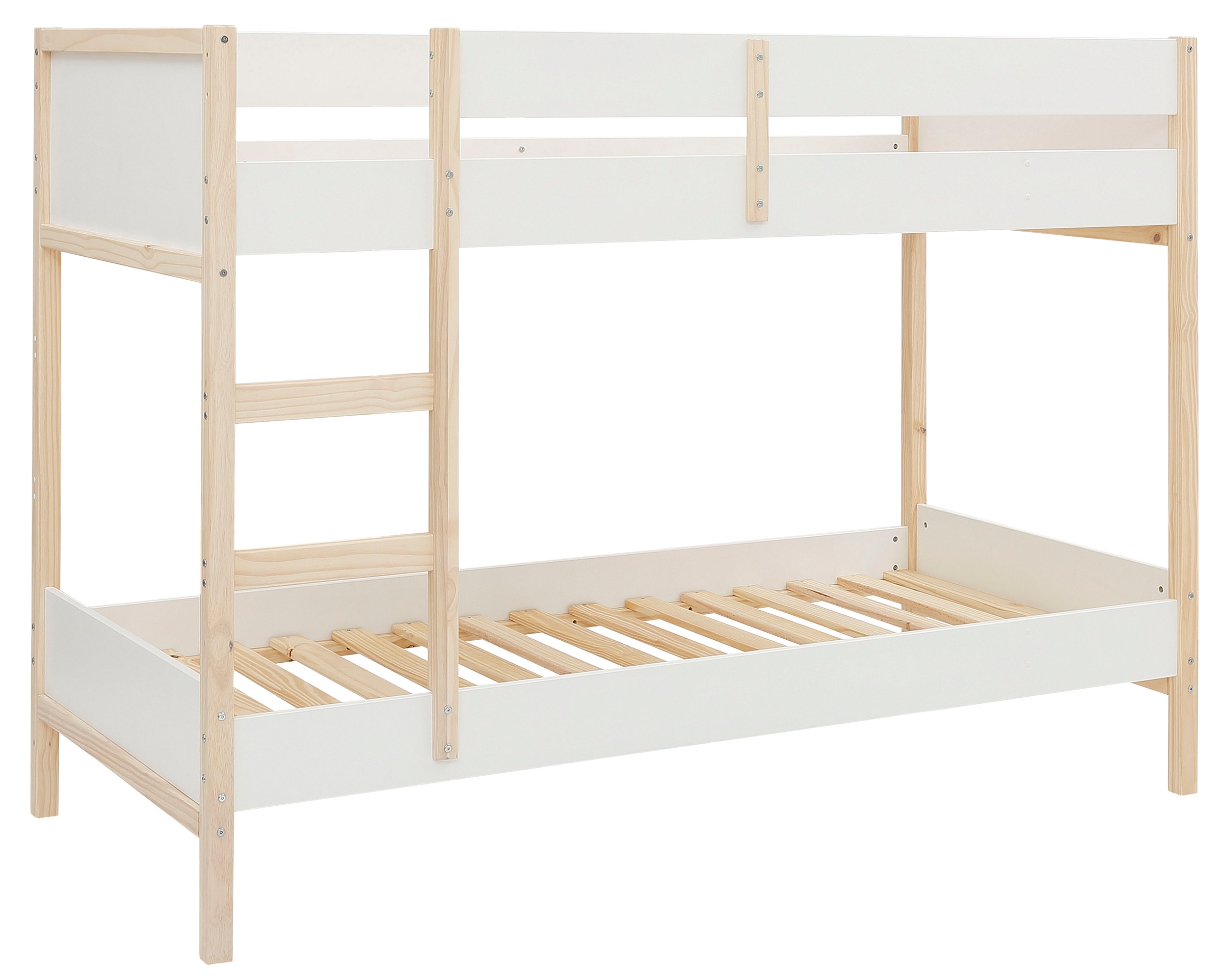 OTTO home Etagenbett "Janne" Kiefernholz, Etagenbett, inklusive Holzleiter, günstig online kaufen
