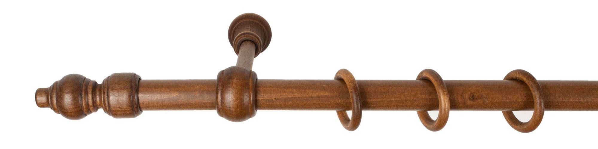 SN DECO GROUP Gardinenstange "Filigrano" 1 läufig-läufig Fixmaß 28 mm, Holz günstig online kaufen