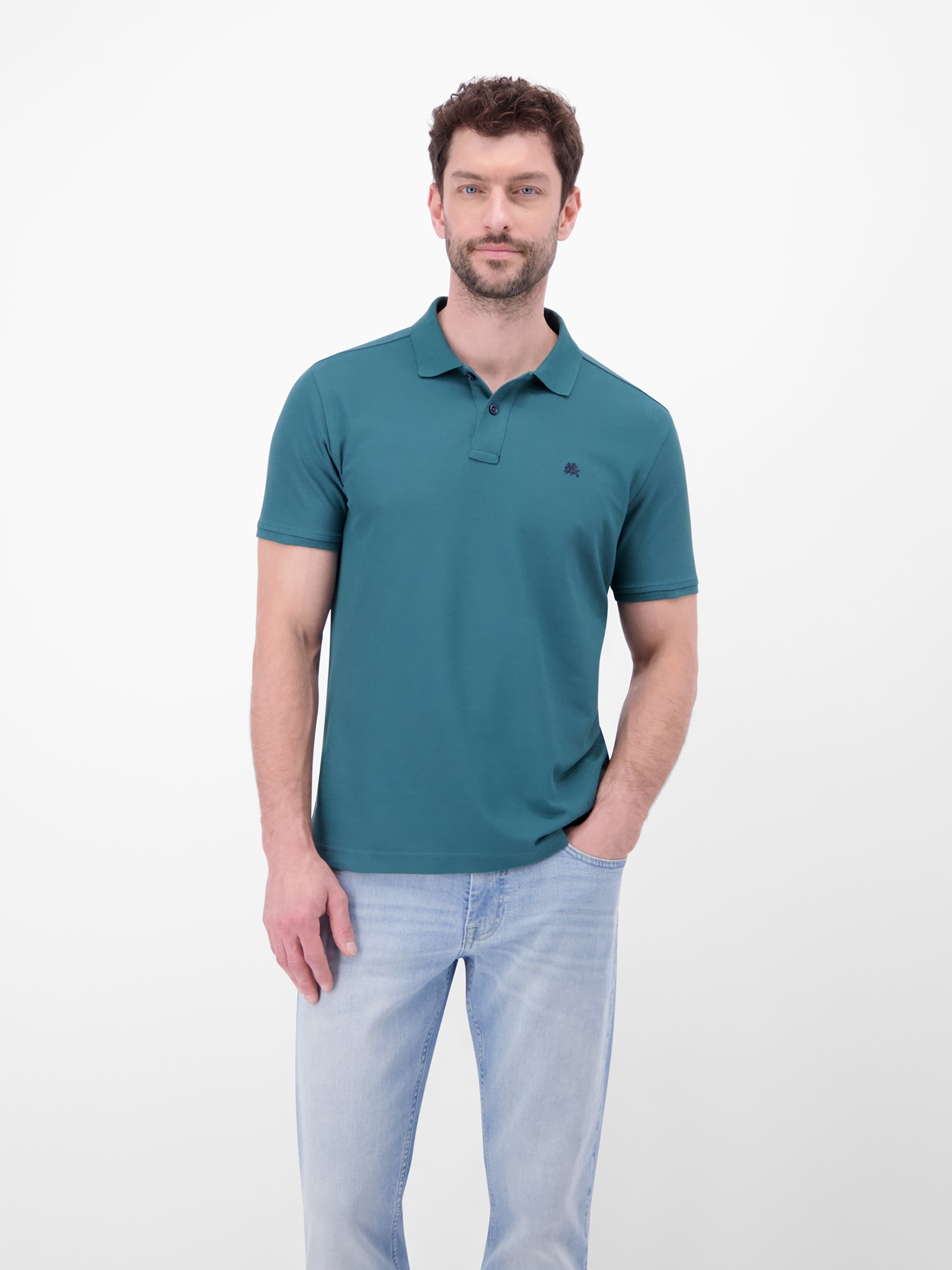 LERROS Poloshirt mit Logo-Stickerei, kurzarm günstig online kaufen