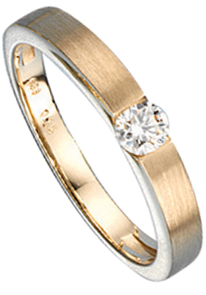 kaufen 585 »Diamant-Ring online 0,25 | ct.«, BAUR JOBO Gold Fingerring