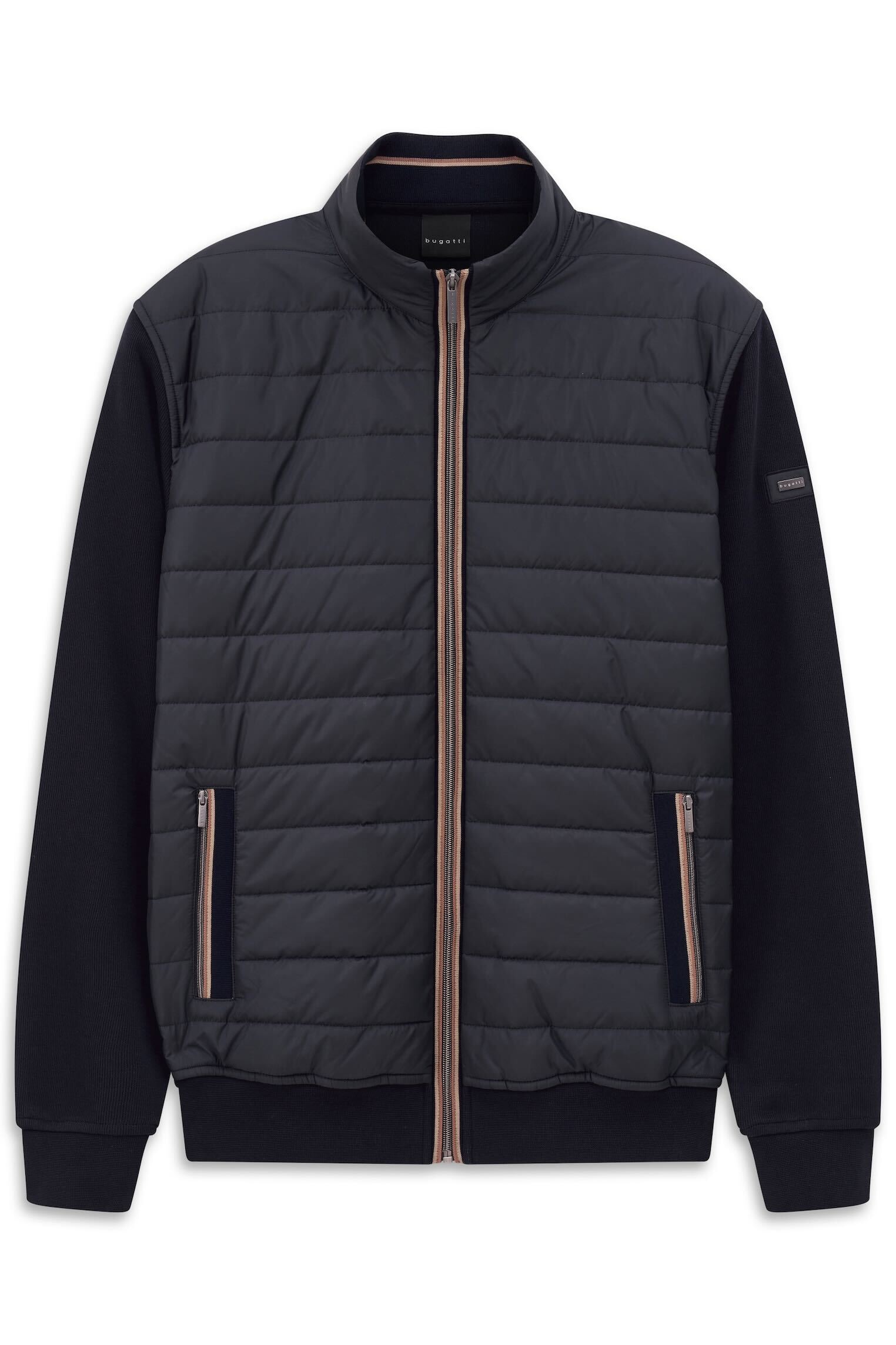 bugatti Sweatjacke "Regular Fit" mit gesteppter Front günstig online kaufen