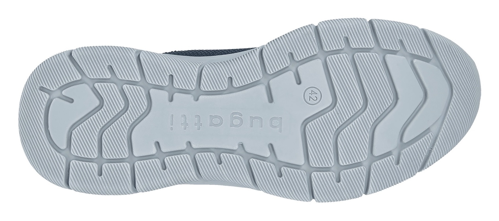 bugatti Keilsneaker, Freizeitschuh, Halbschuh, Schnürschuh mit Außenreißverschluss