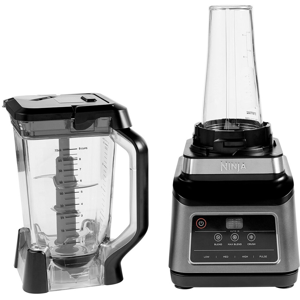 NINJA Standmixer »mit Auto-iQ BN750EU«, 1200 W, incl. 2,1 L Krug, 0,7 L Becher & 2 Deckel