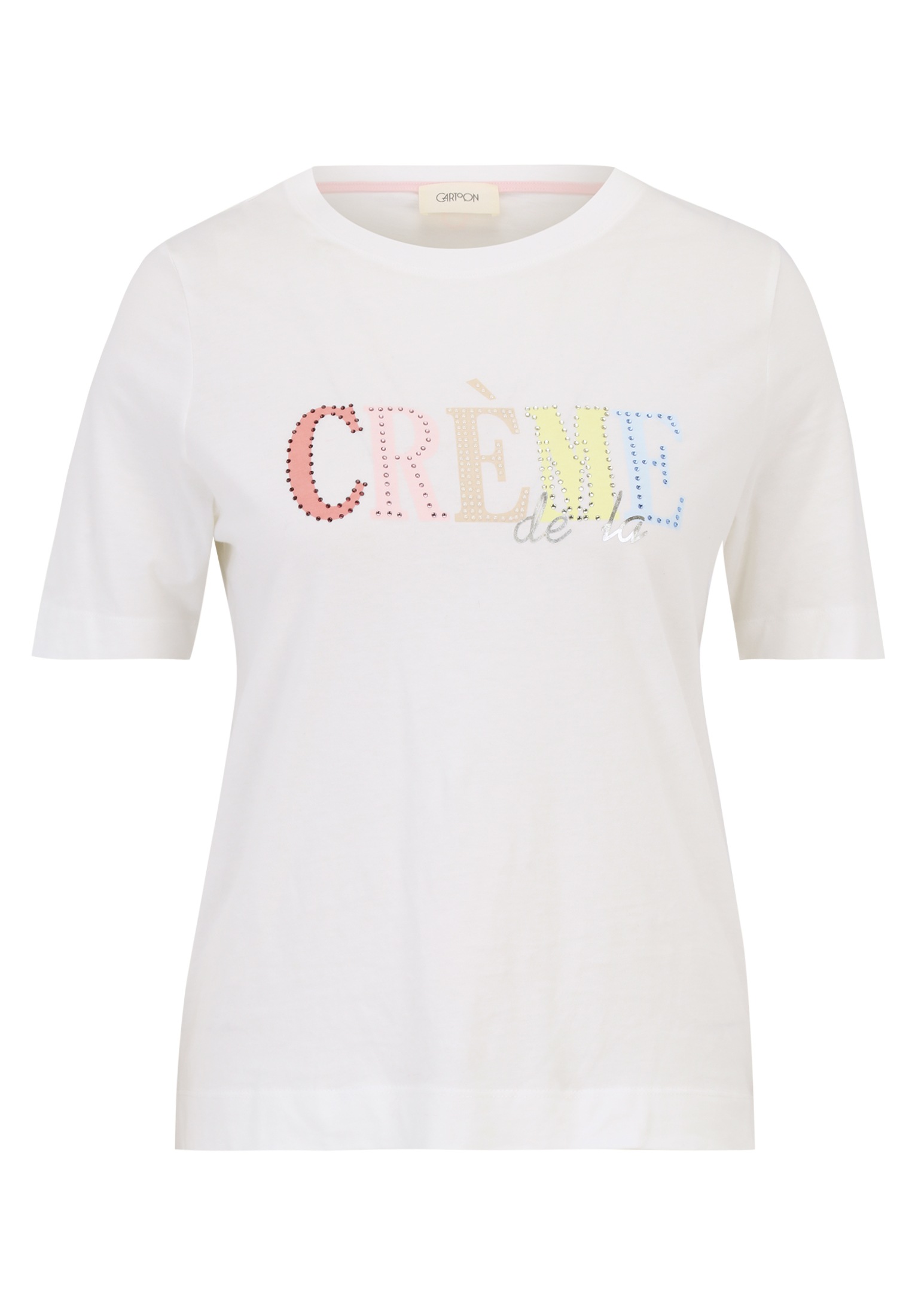 Cartoon Kurzarmshirt "Damen mit Rundhalsausschnitt" 1 Stk. Placement günstig online kaufen