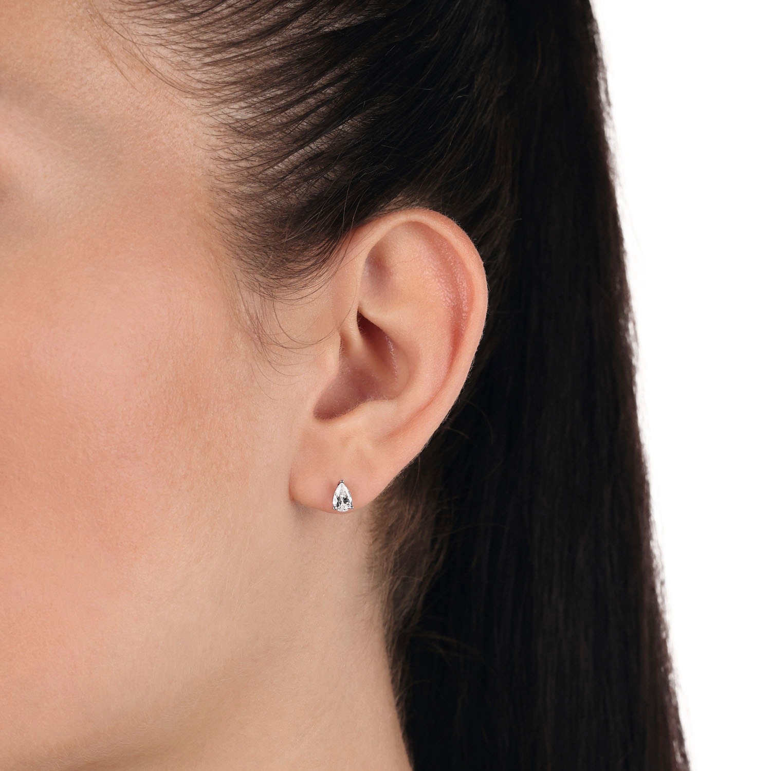 Amor 2039271/2039272 Women's Earrings Silver White 6mm 3